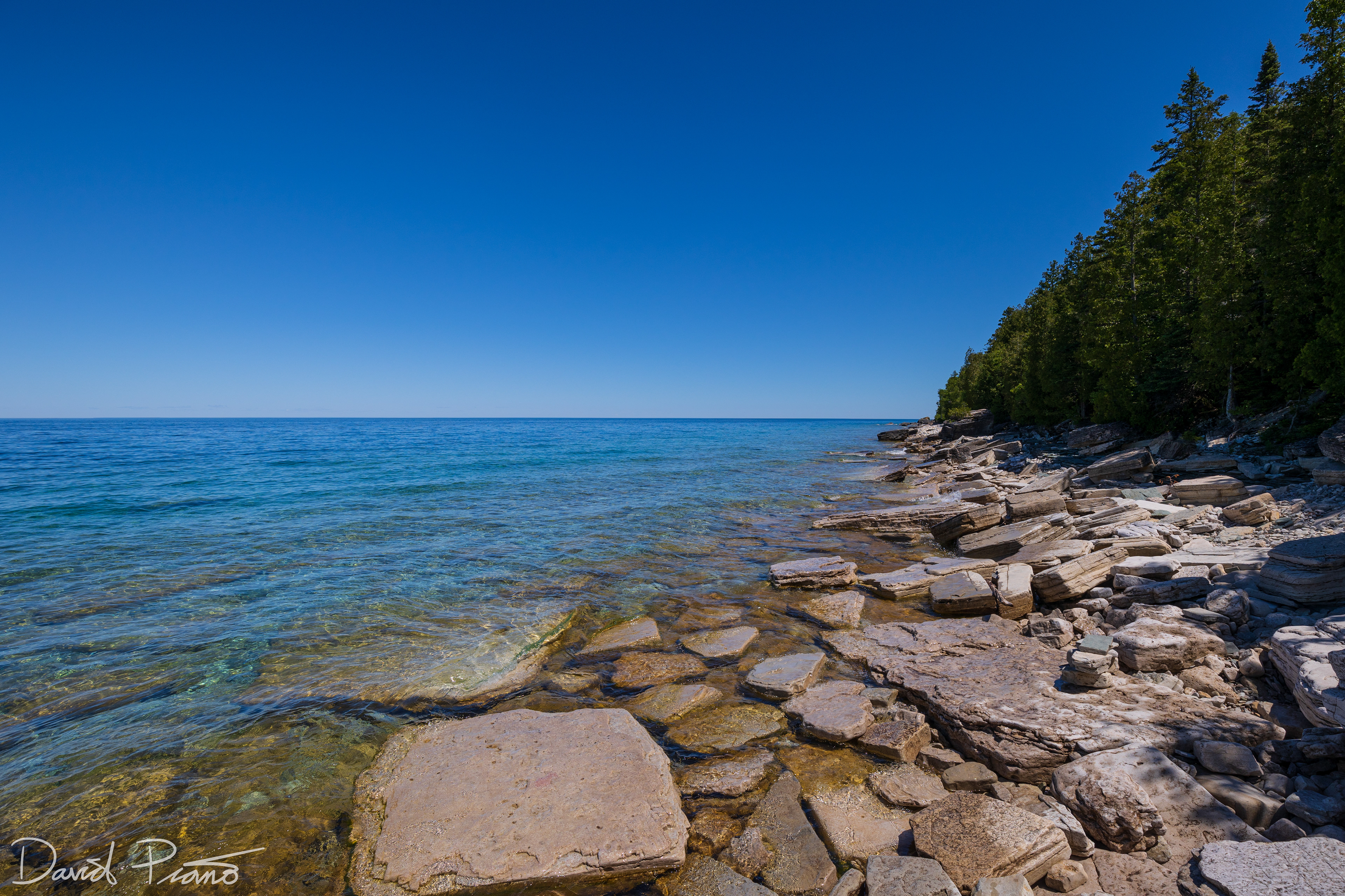 Coastline at High Dump Backcountry Campground, Bruce Peninsula National Park