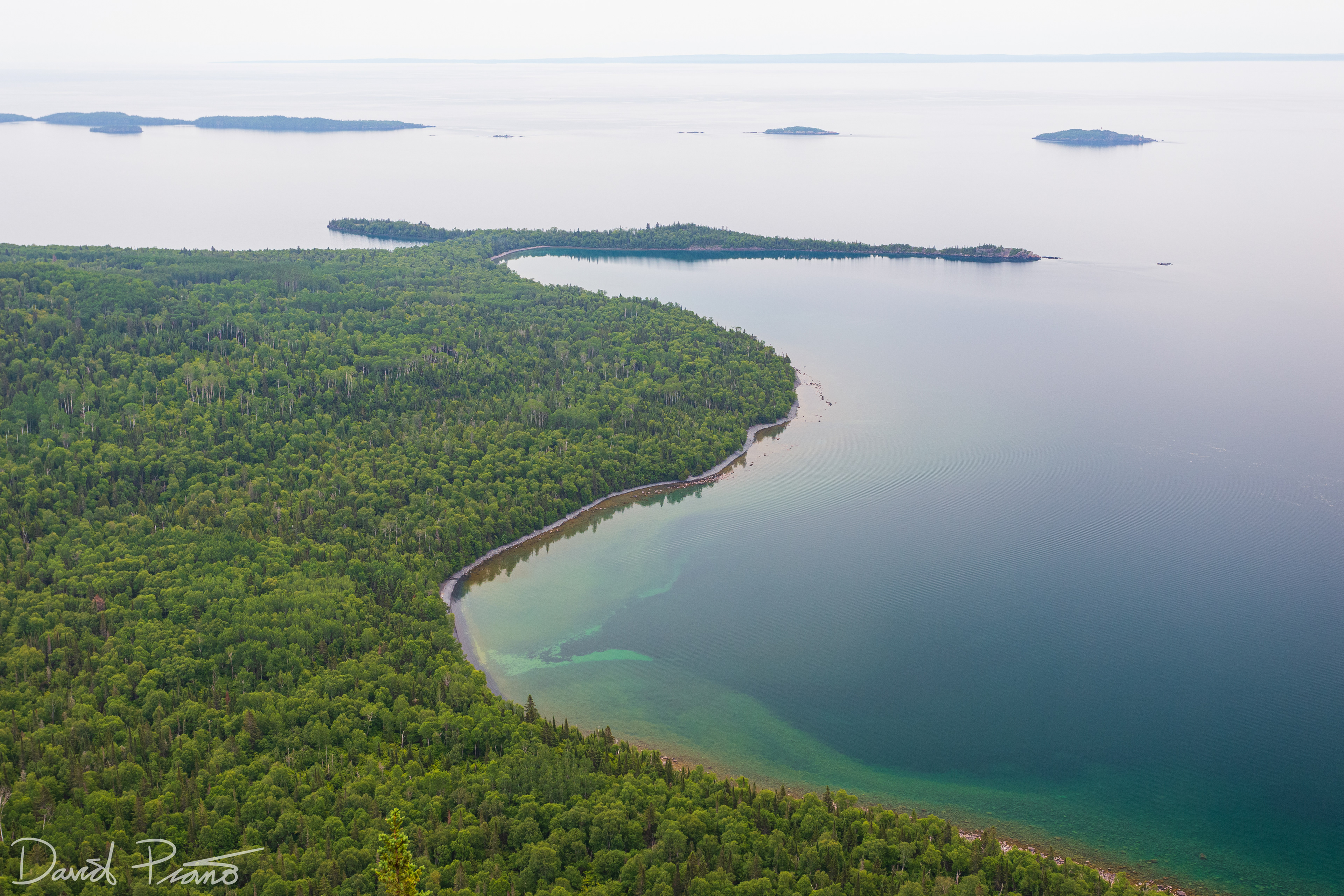 Overlooking Tee Harbour from the Top of the Giant
