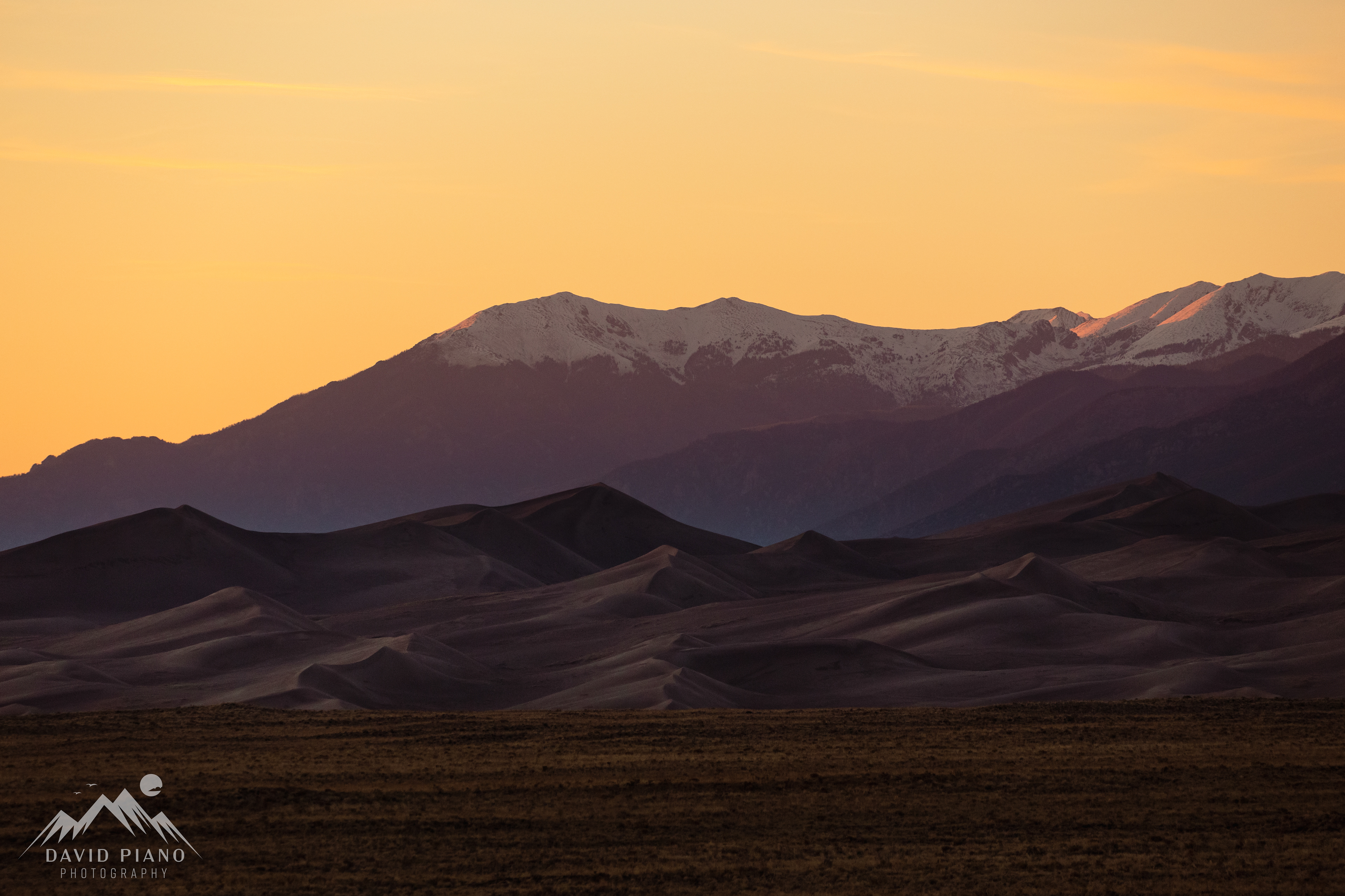 Great Sand Dunes at Sunset