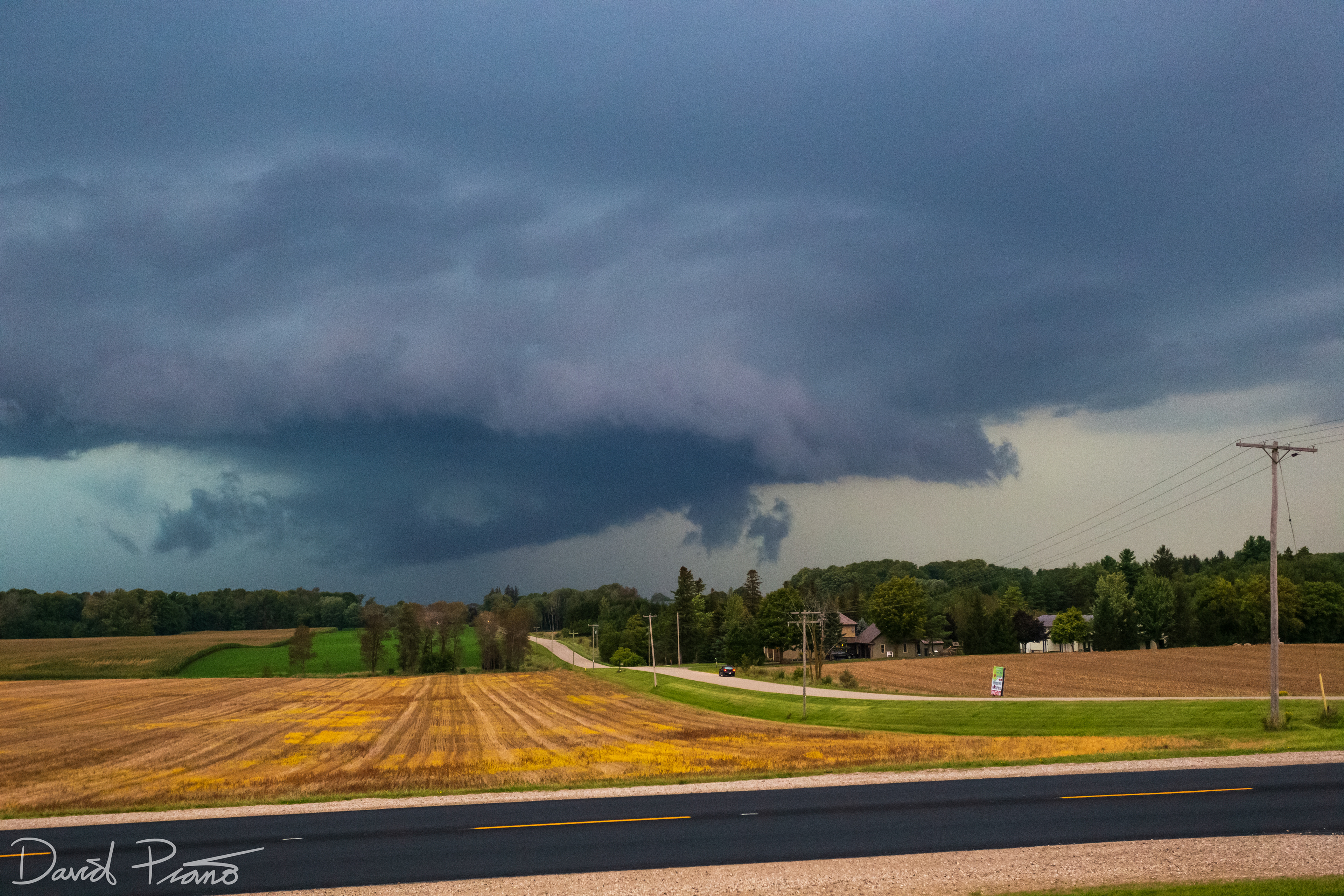 Sept. 14 - A severe thunderstorm approaches Walkerton