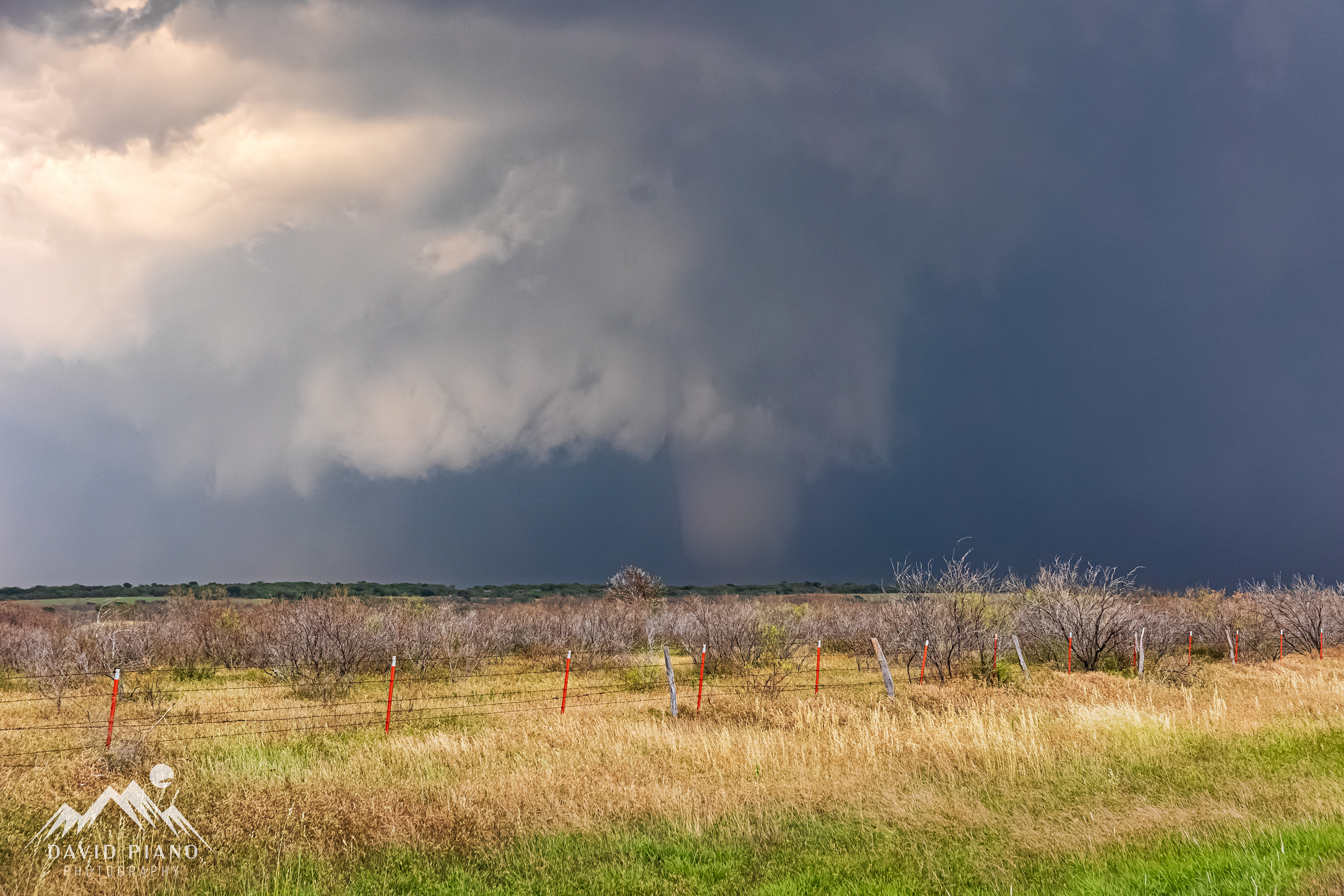 The tornado becomes a giant stovepipe in its later stages