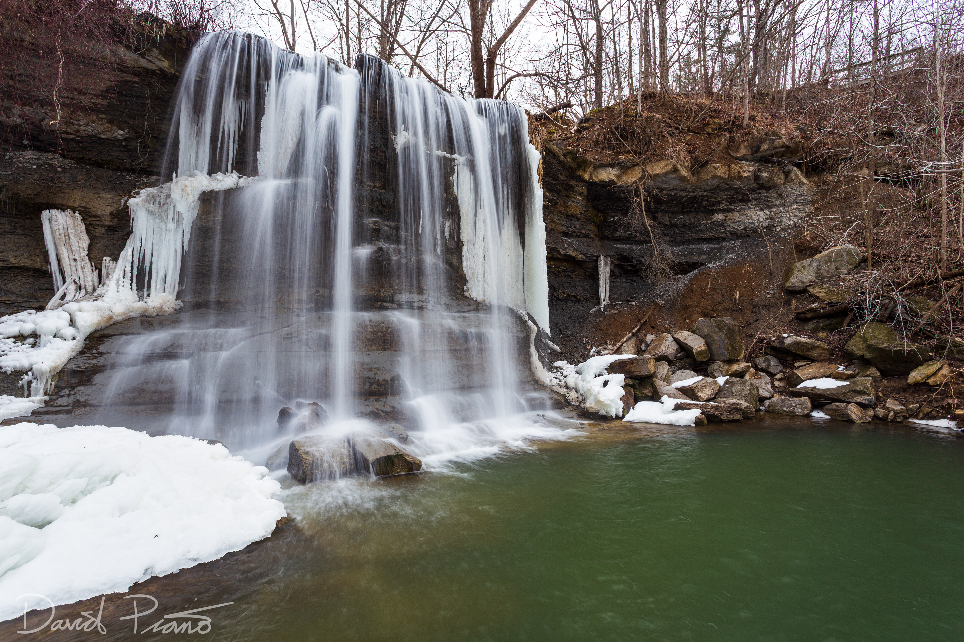 Rock Glen Falls - Arkona, ON - February 2020