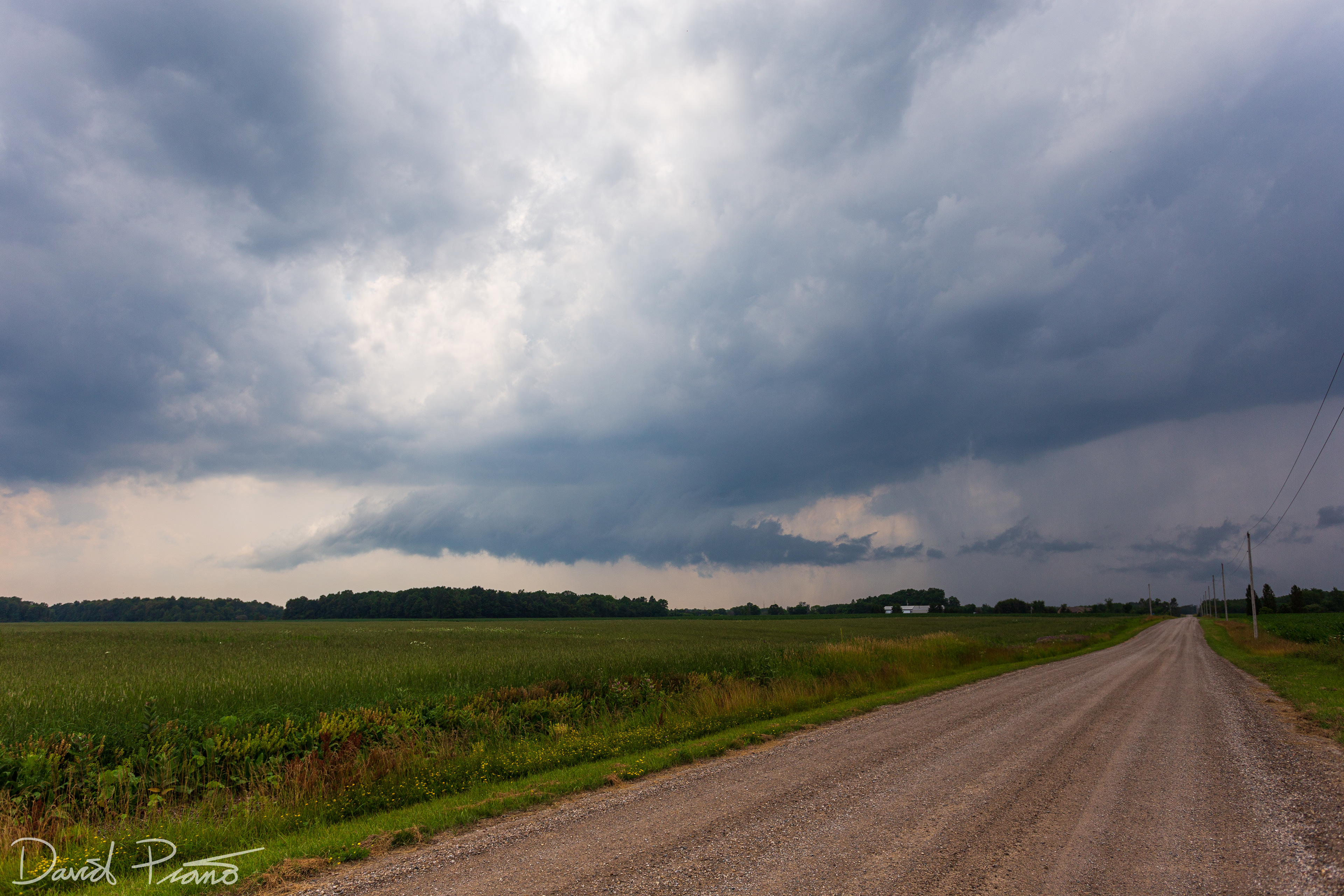 July 7 - Weakening supercell thunderstorm near Wardsville