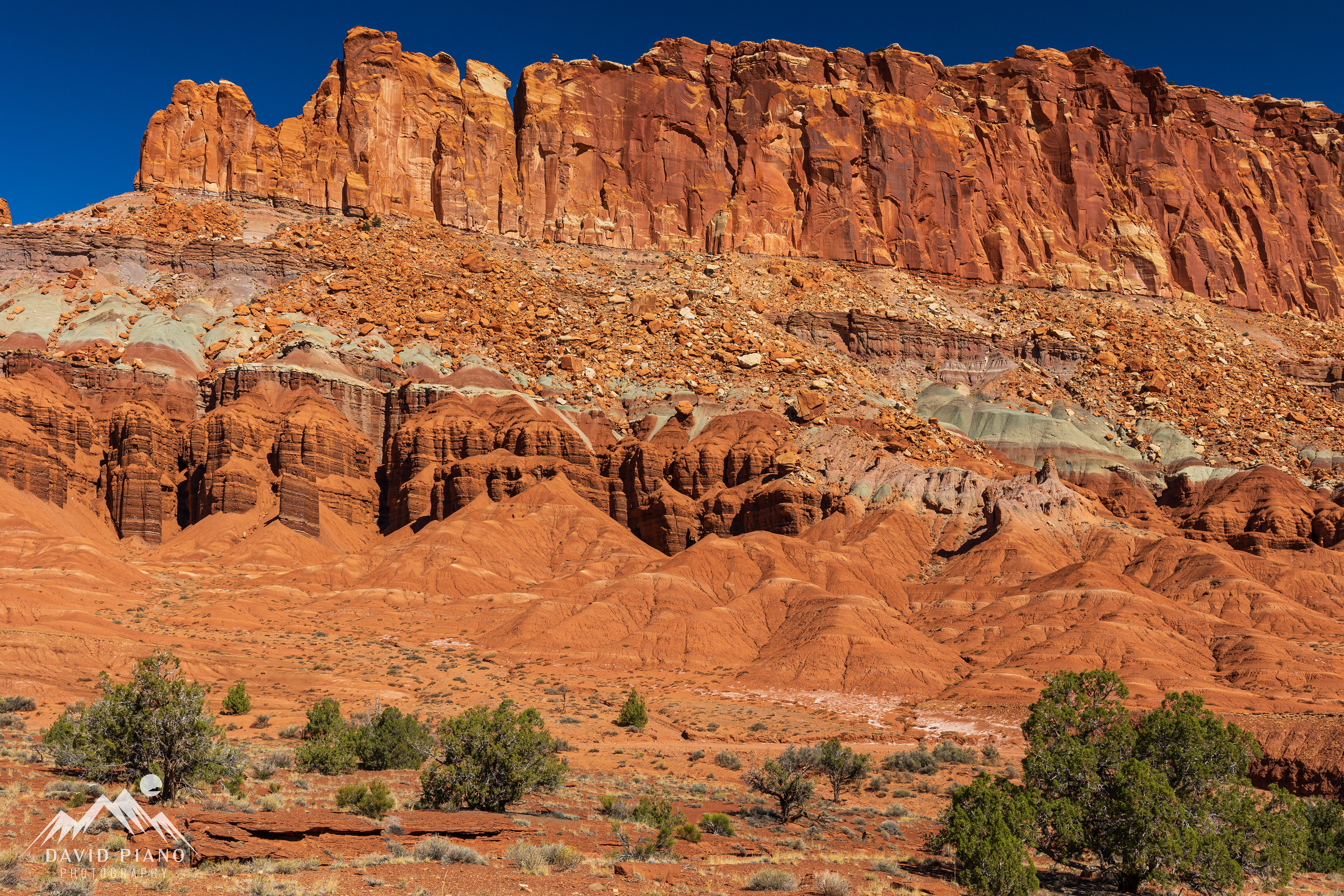 The Fluted Wall - Capitol Reef National Park