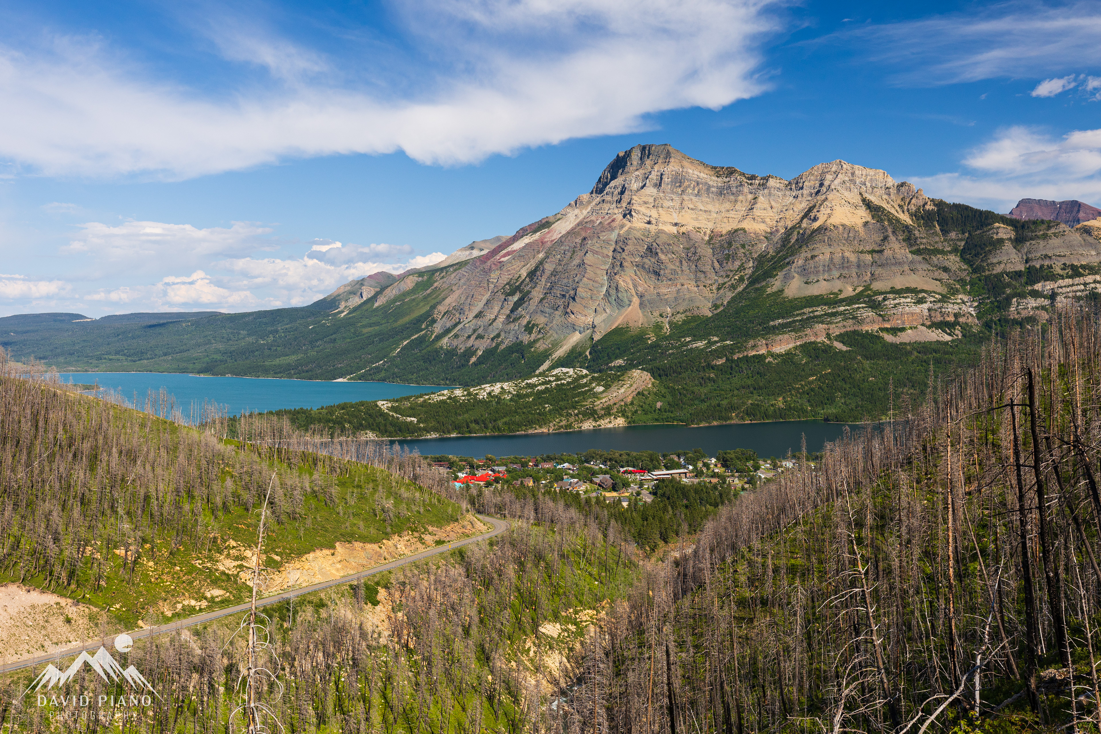 Overlooking Waterton Park from the Carthew-Alderson Trail