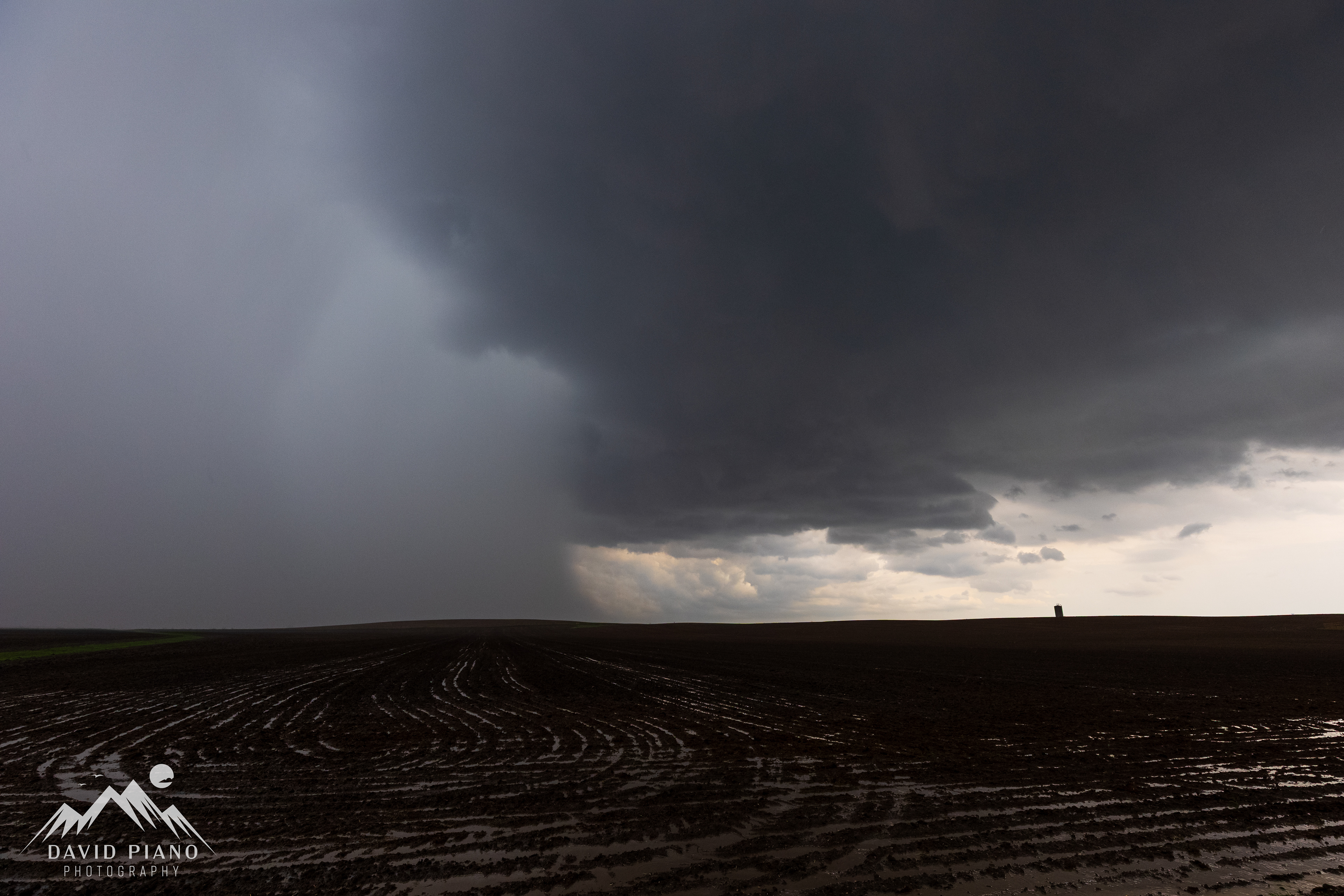 Dense core of a strong thunderstorm over southern Oxford County on April 29th.