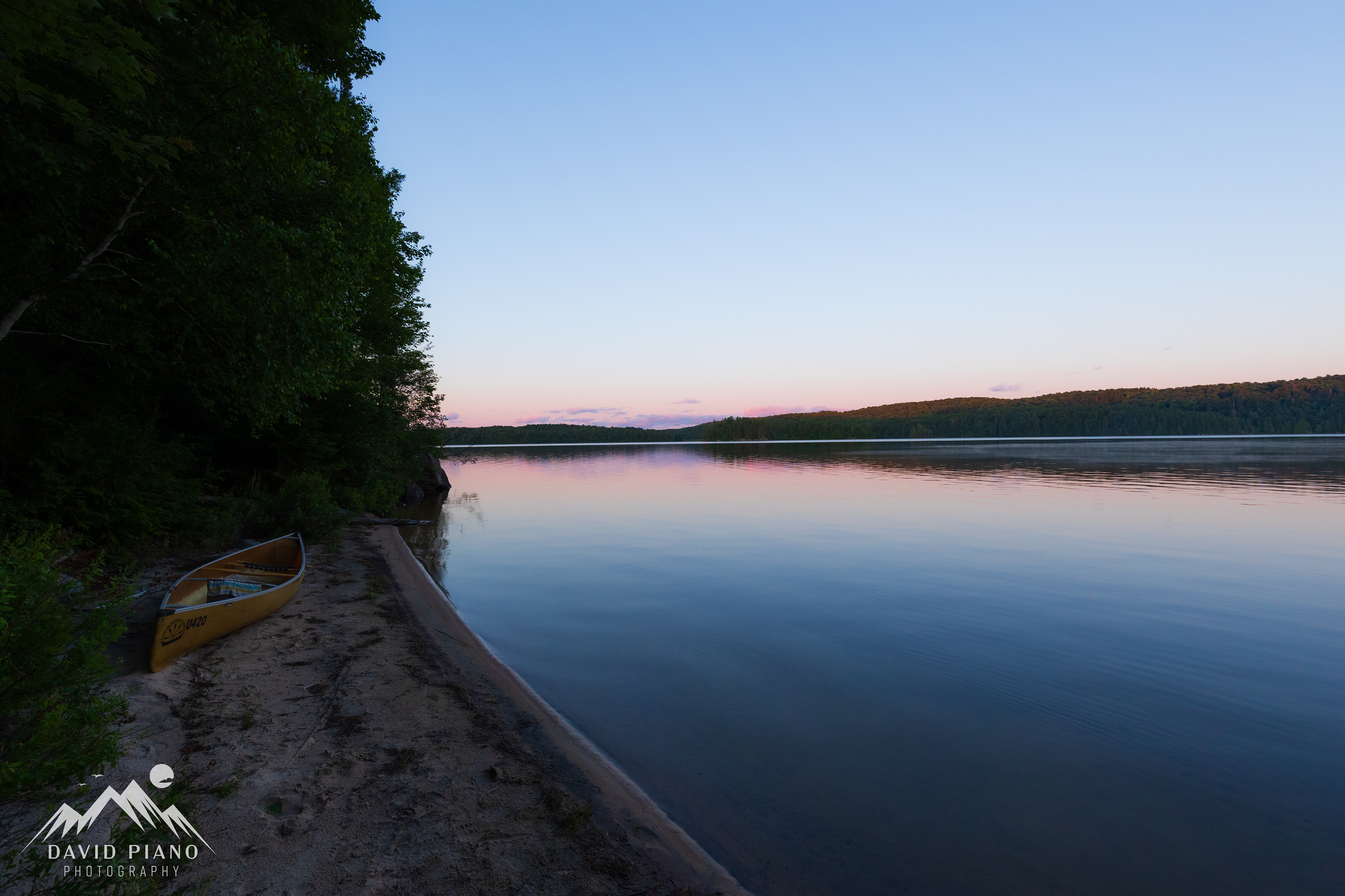 Manitou Lake at dusk