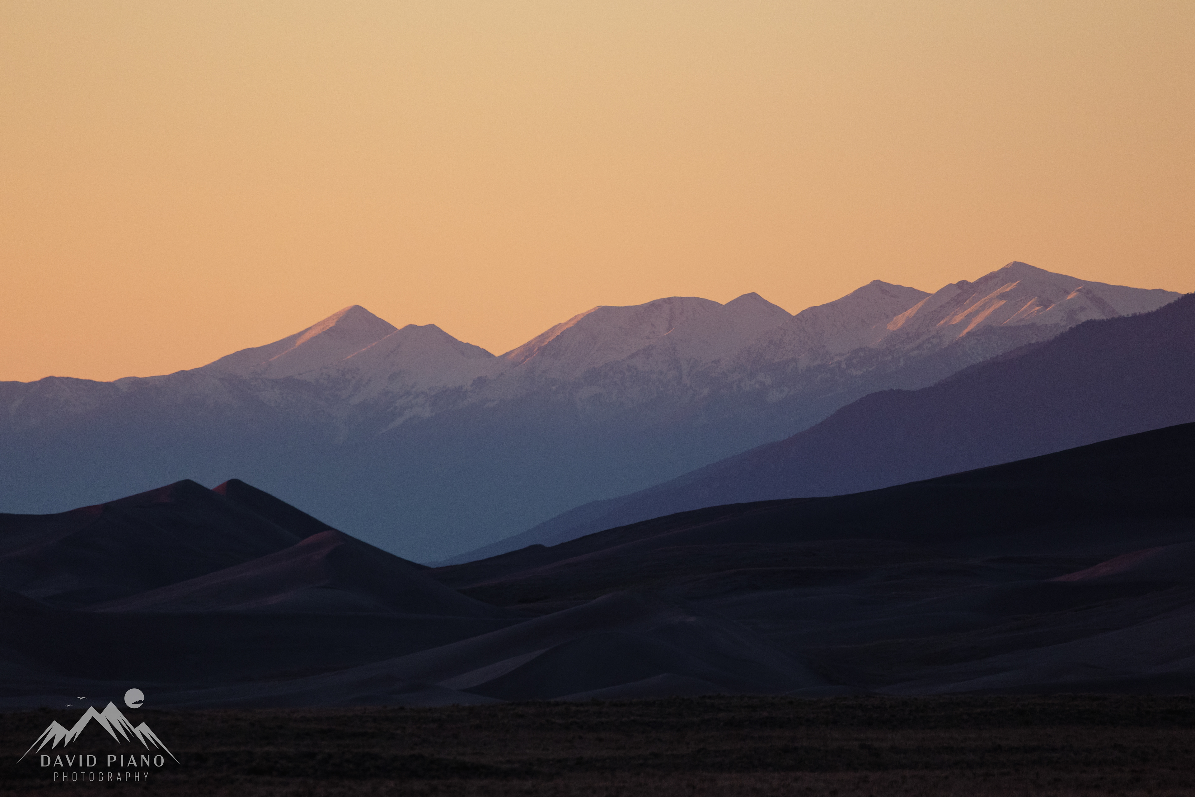 Great Sand Dunes at Sunset