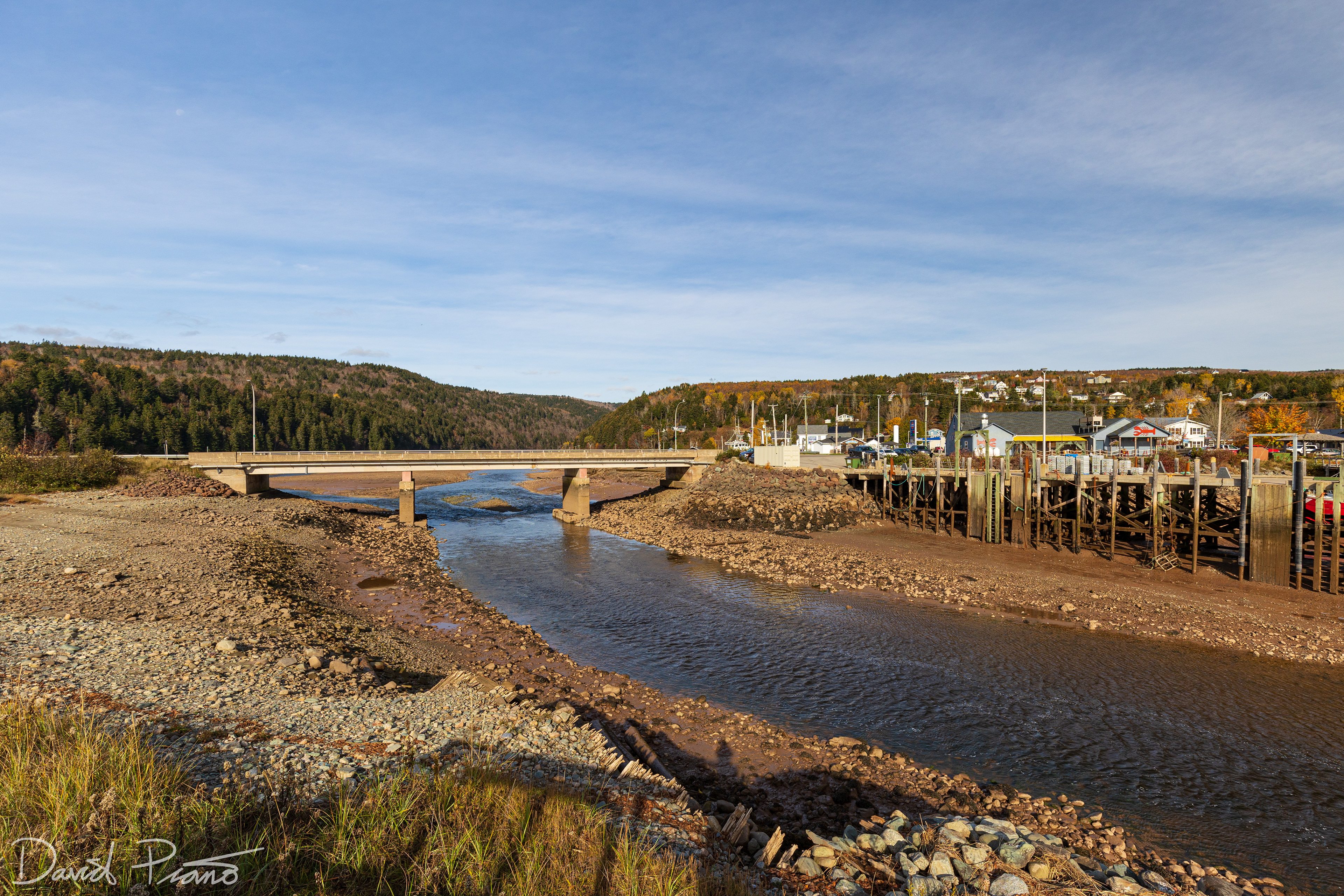 Alma, NB at Low Tide