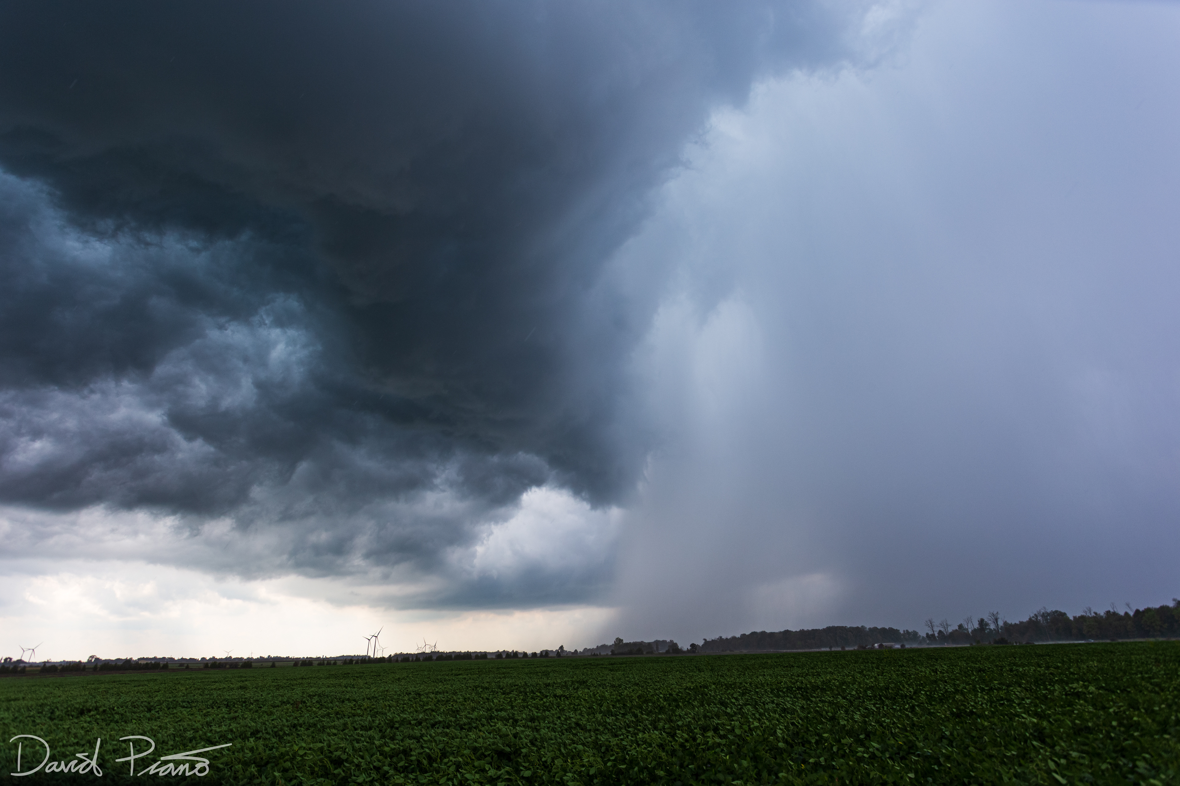 Lake-breeze thunderstorm near Strathroy