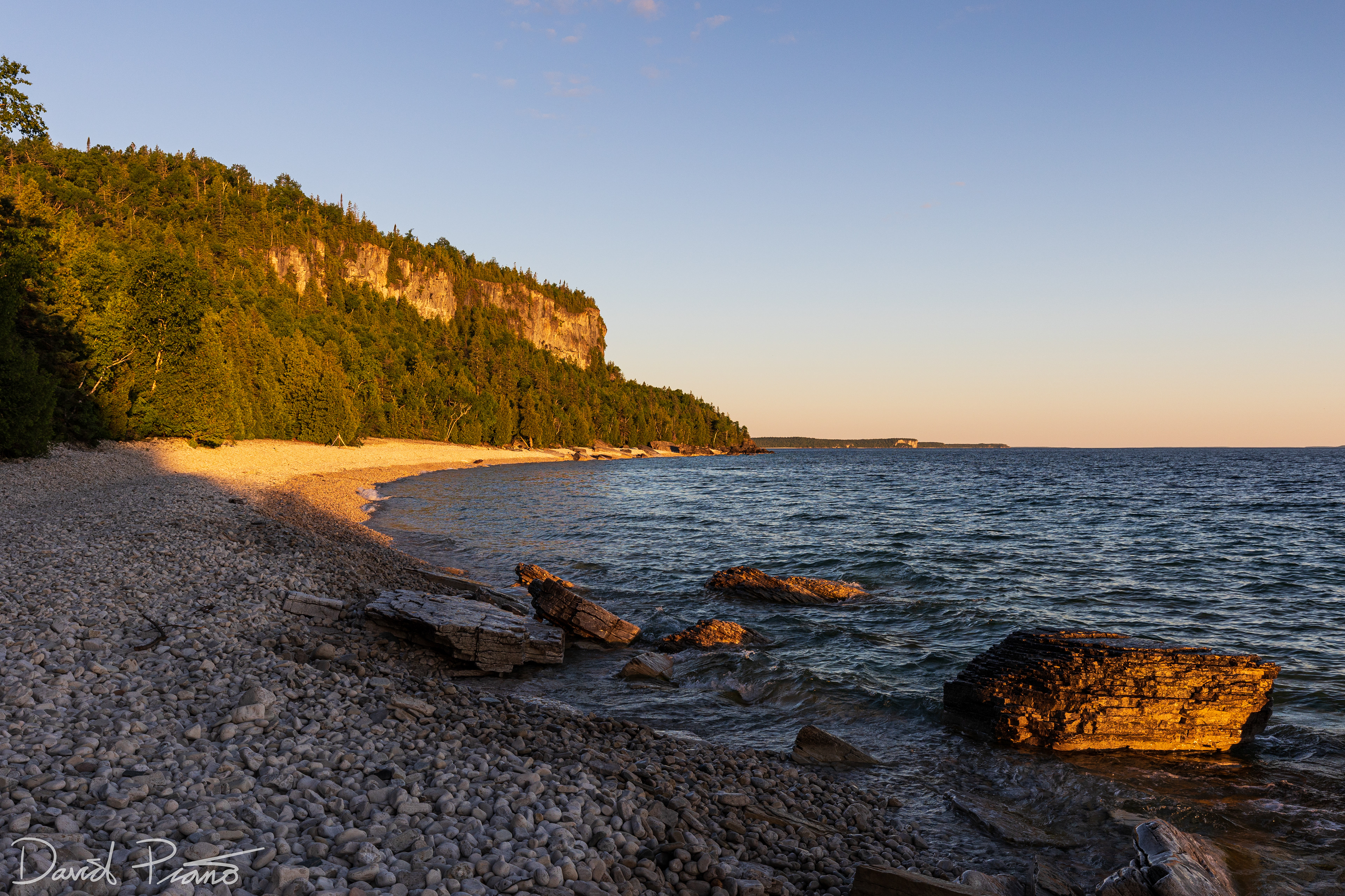 Coastline at High Dump Backcountry Campground, Bruce Peninsula National Park