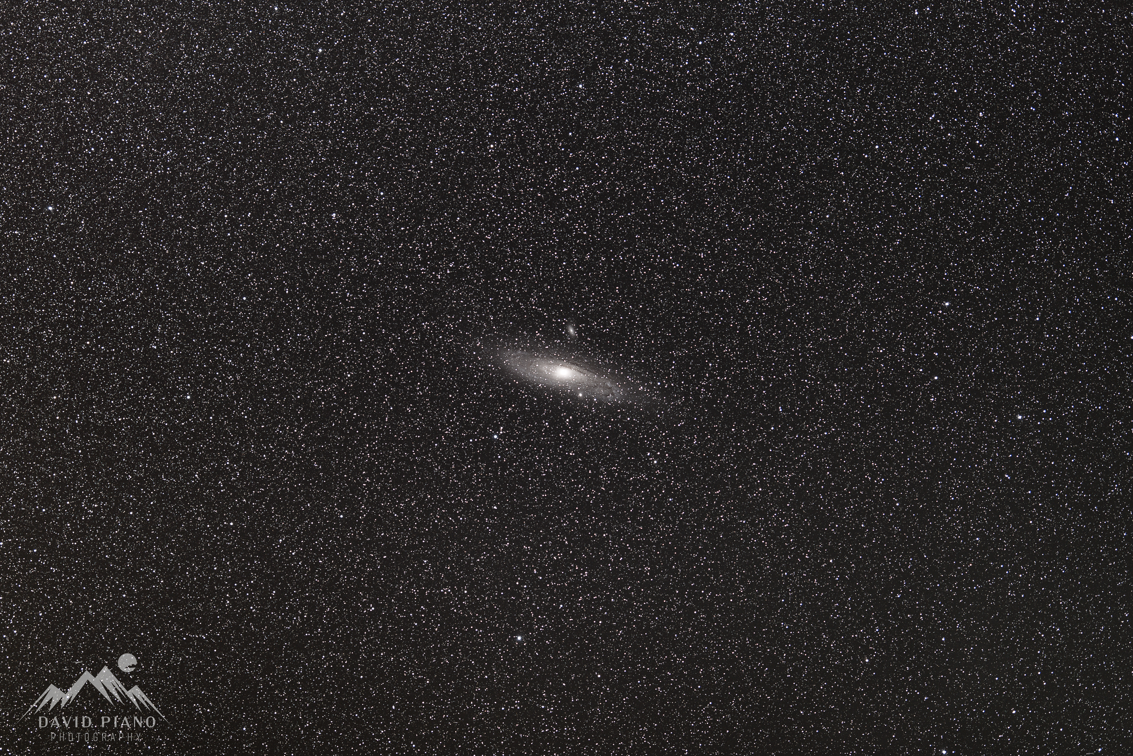 Andromeda Galaxy imaged from Killarney, ON in August 2023