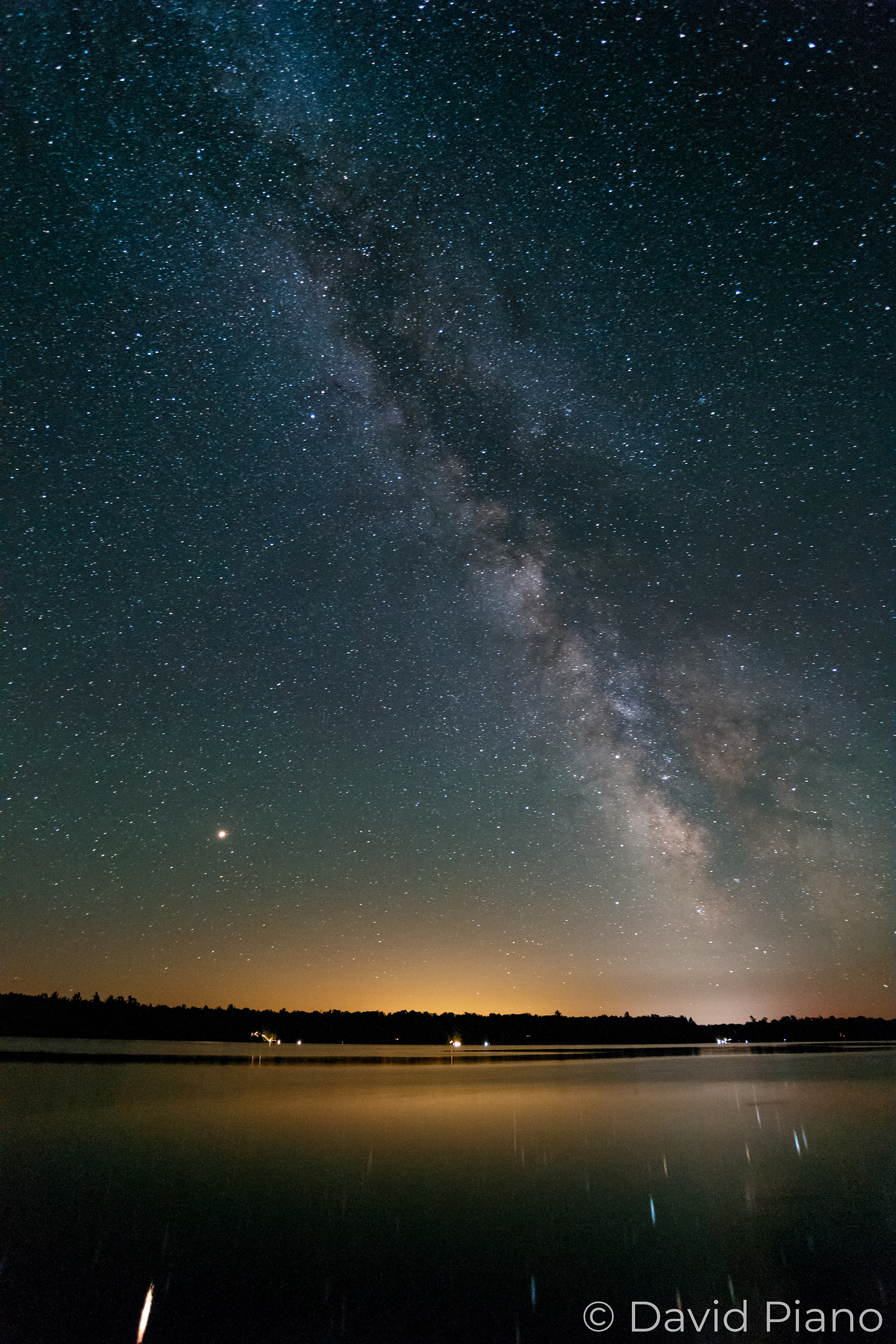 Milky Way over Lorimer Lake, ON - 