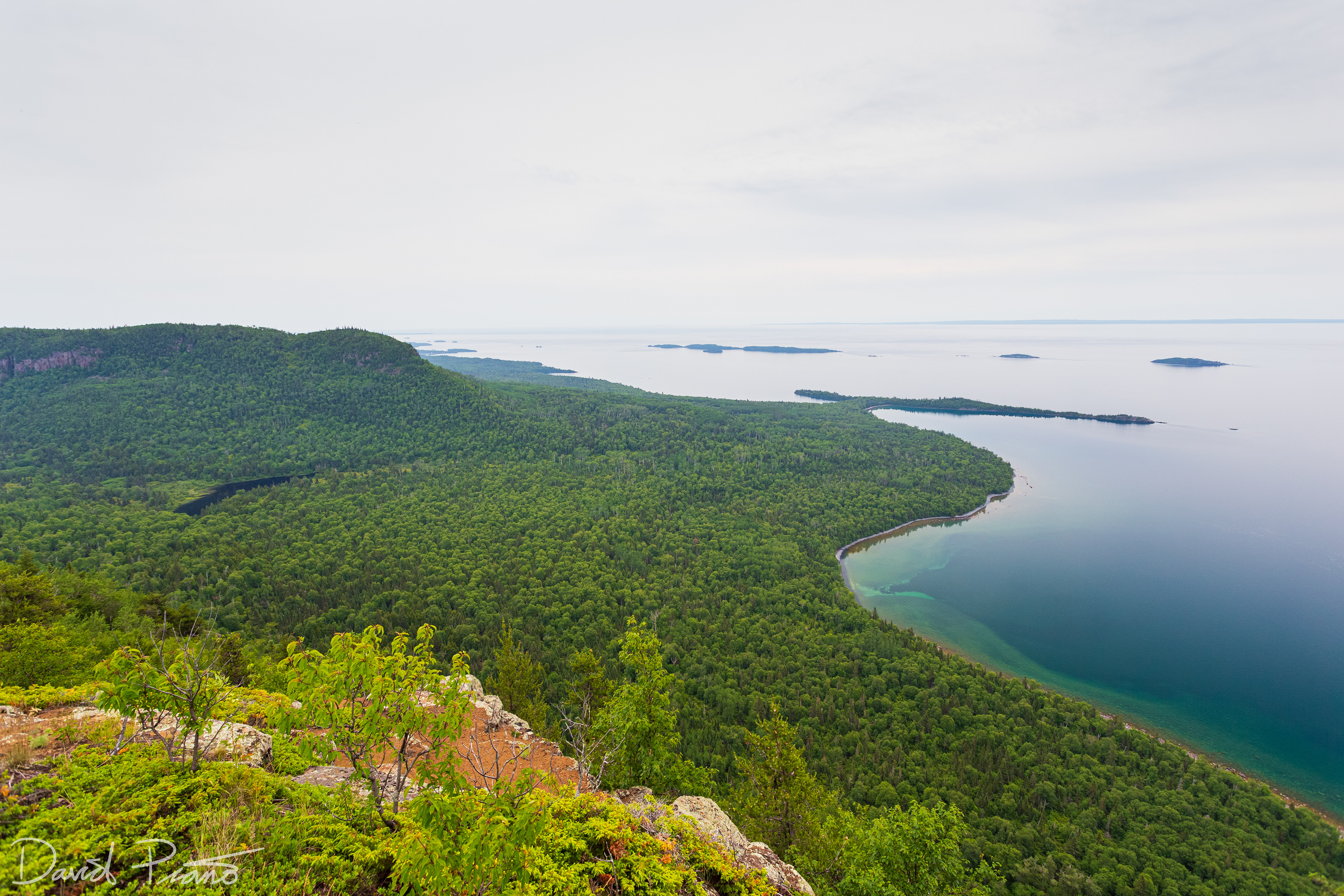 Overlooking Tee Harbour from the Top of the Giant