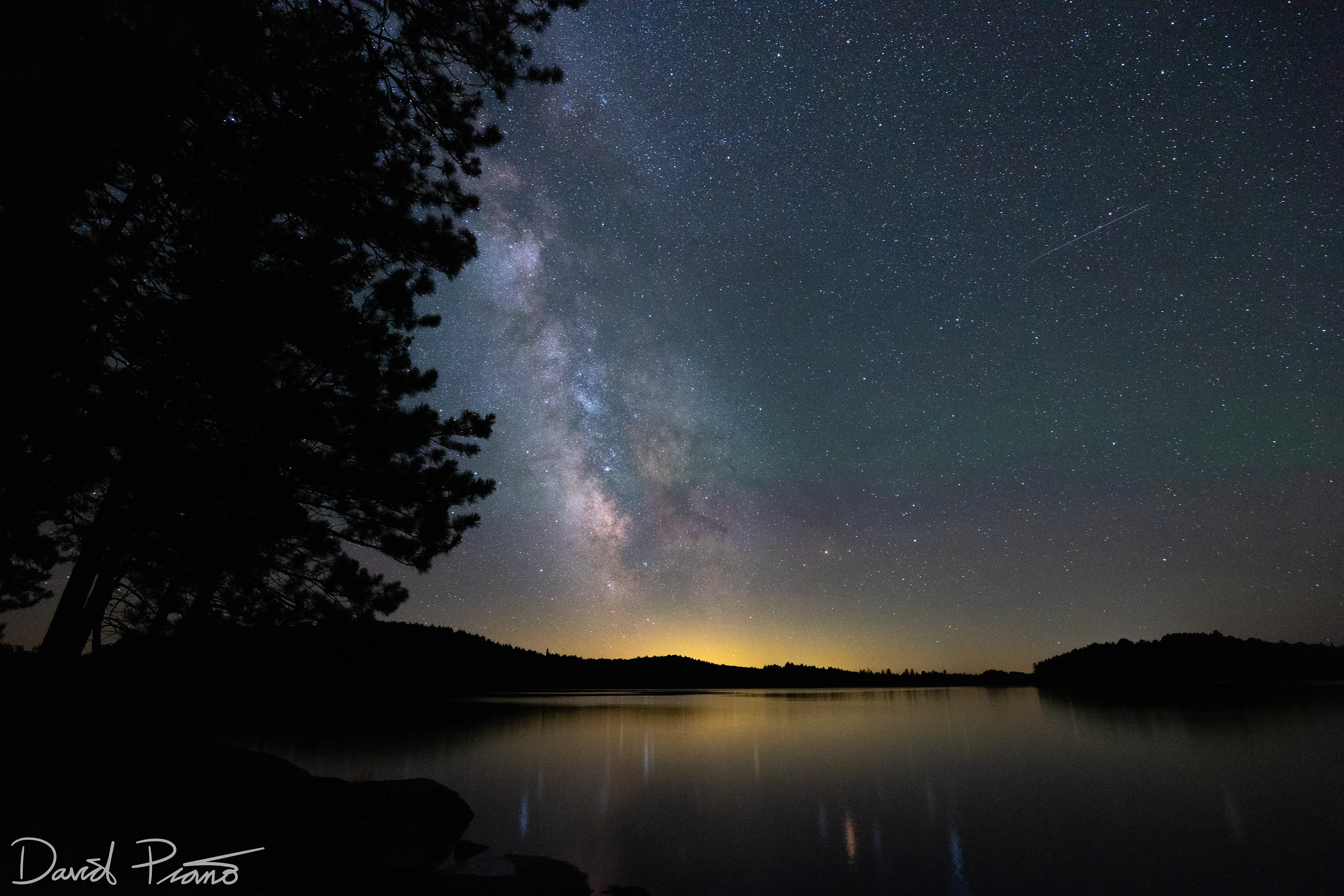 Milky Way Over Burnt Island Lake