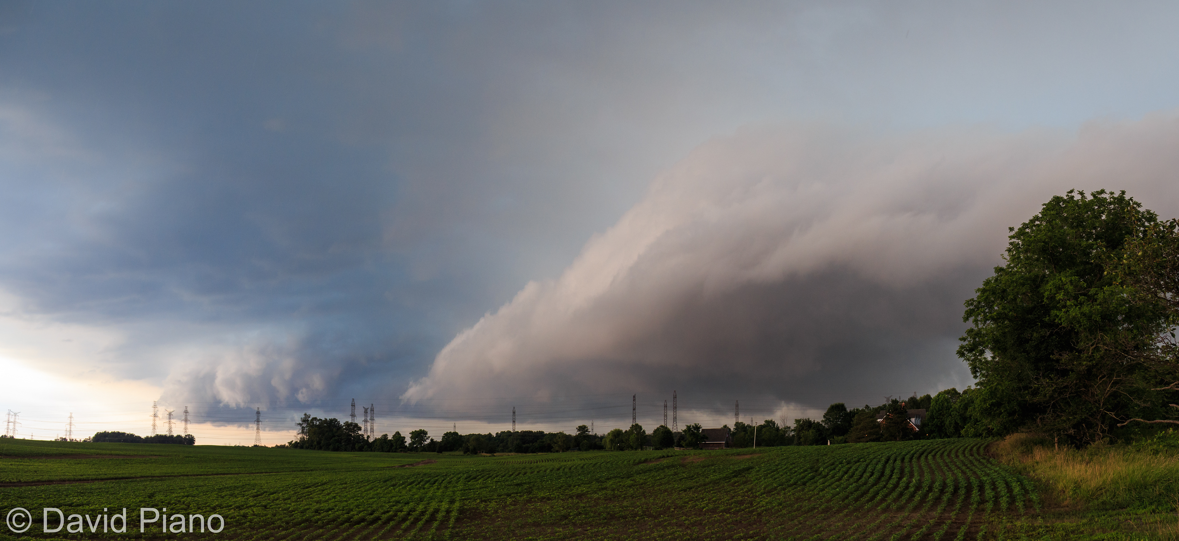 Severe thunderstorm approaching Ancaster - July 16, 2017