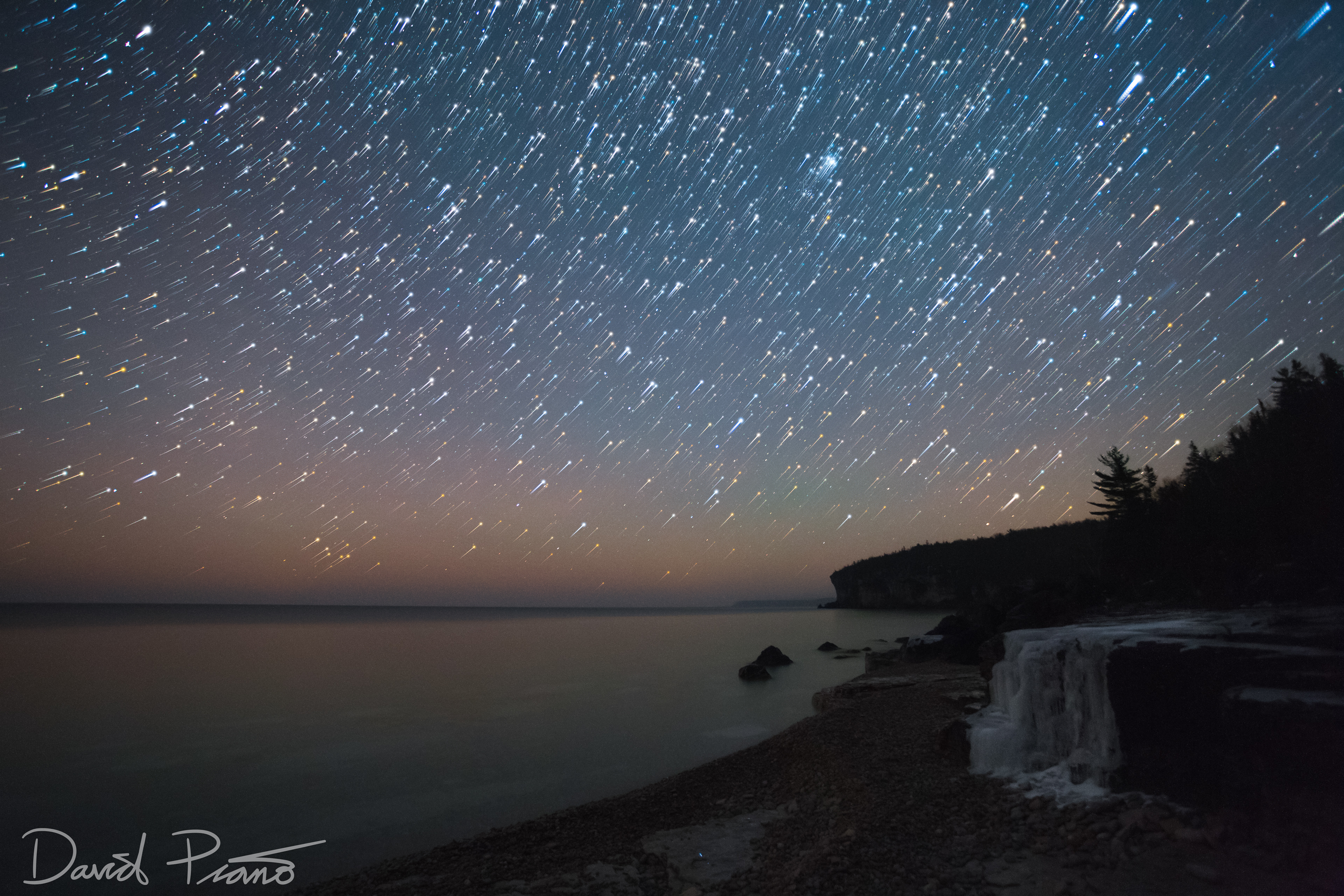 Starry night on the Bruce Peninsula - December 2018
