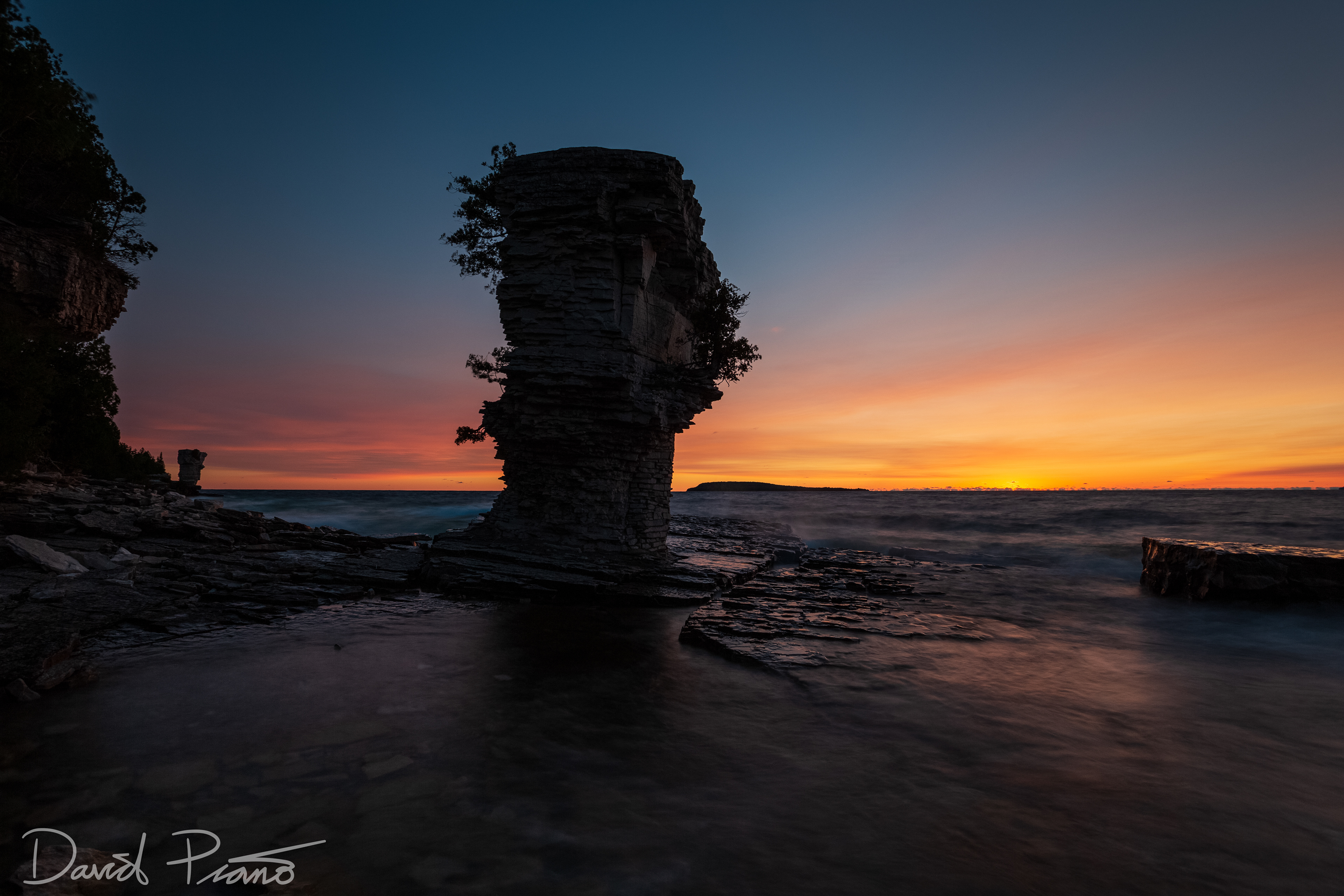 Sunrise on Flowerpot Island - 09/19/2018
