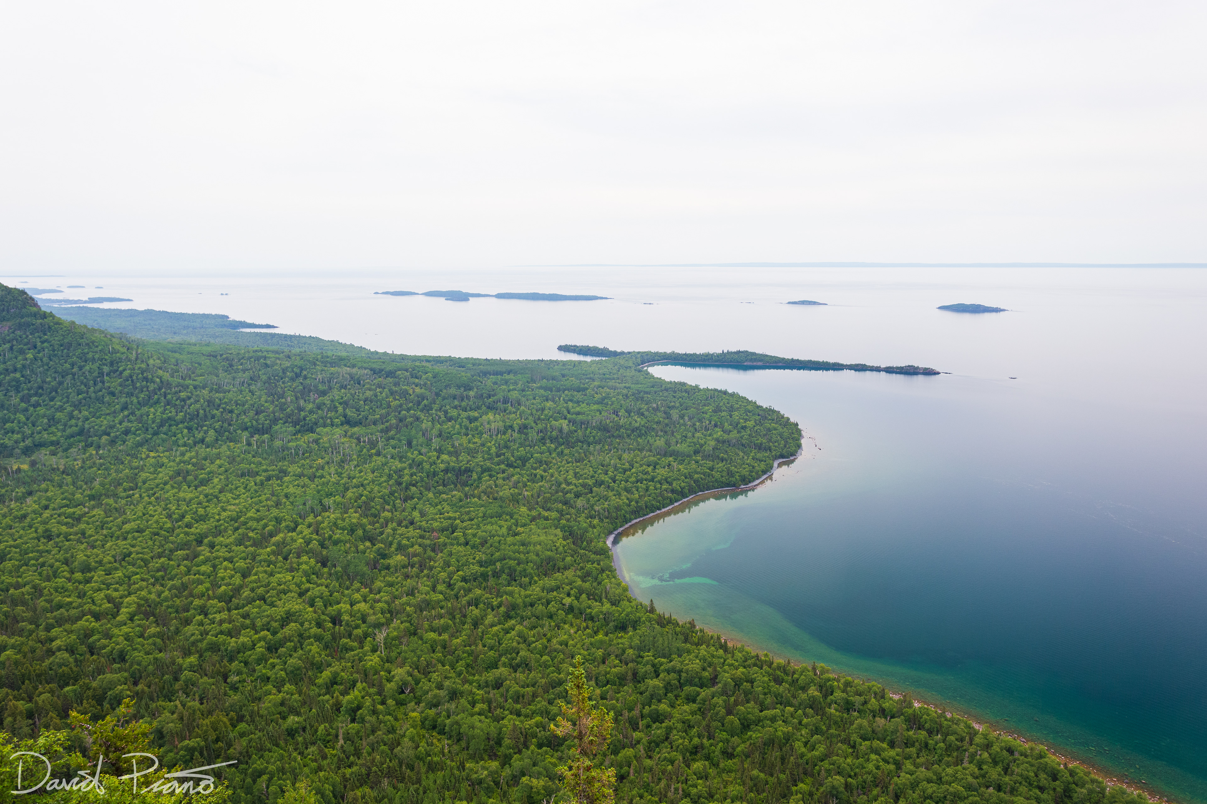 Overlooking Tee Harbour from the Top of the Giant