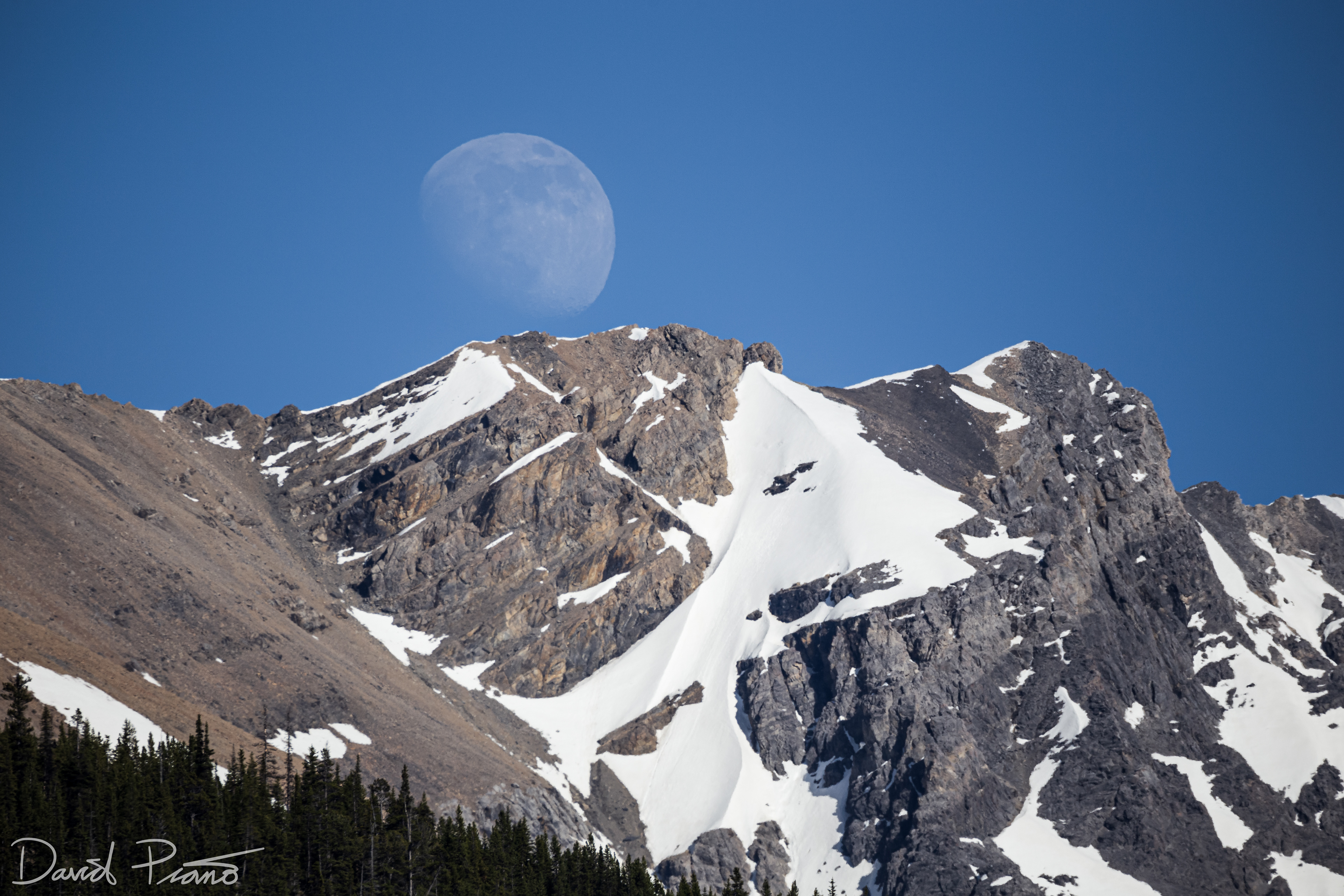 Moonrise over the Rockies