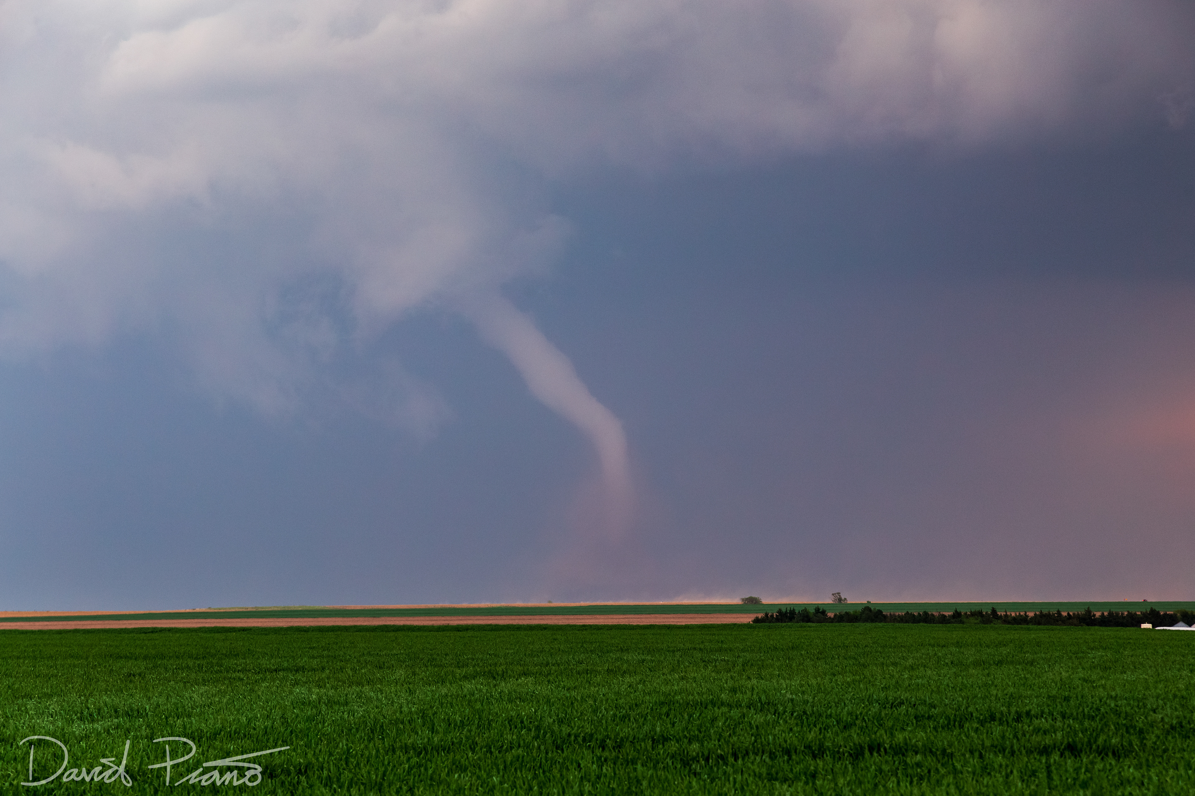 White elephant trunk tornado near McCook, NE - May 17