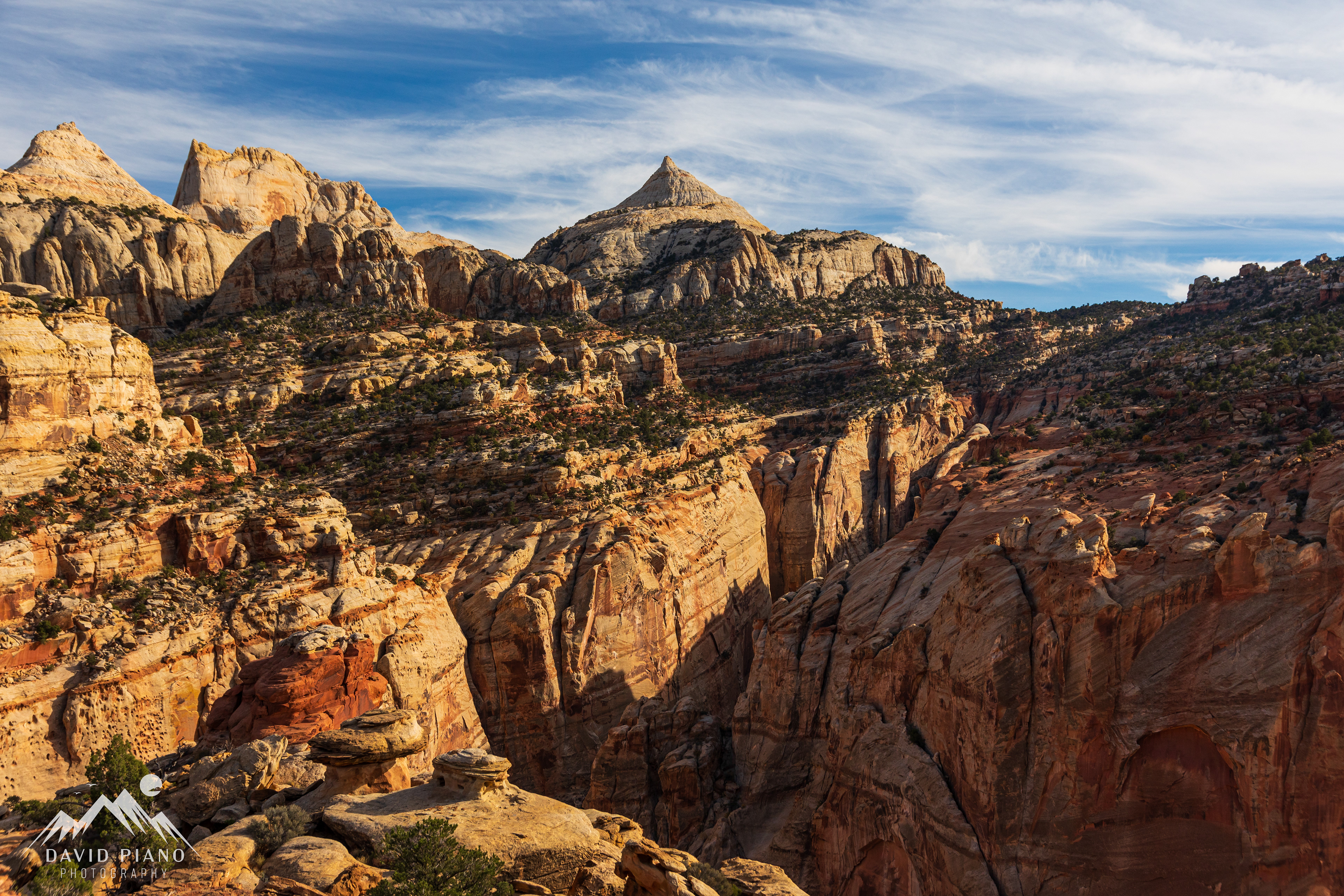 Navajo Sandstone Dome Formation Wide View