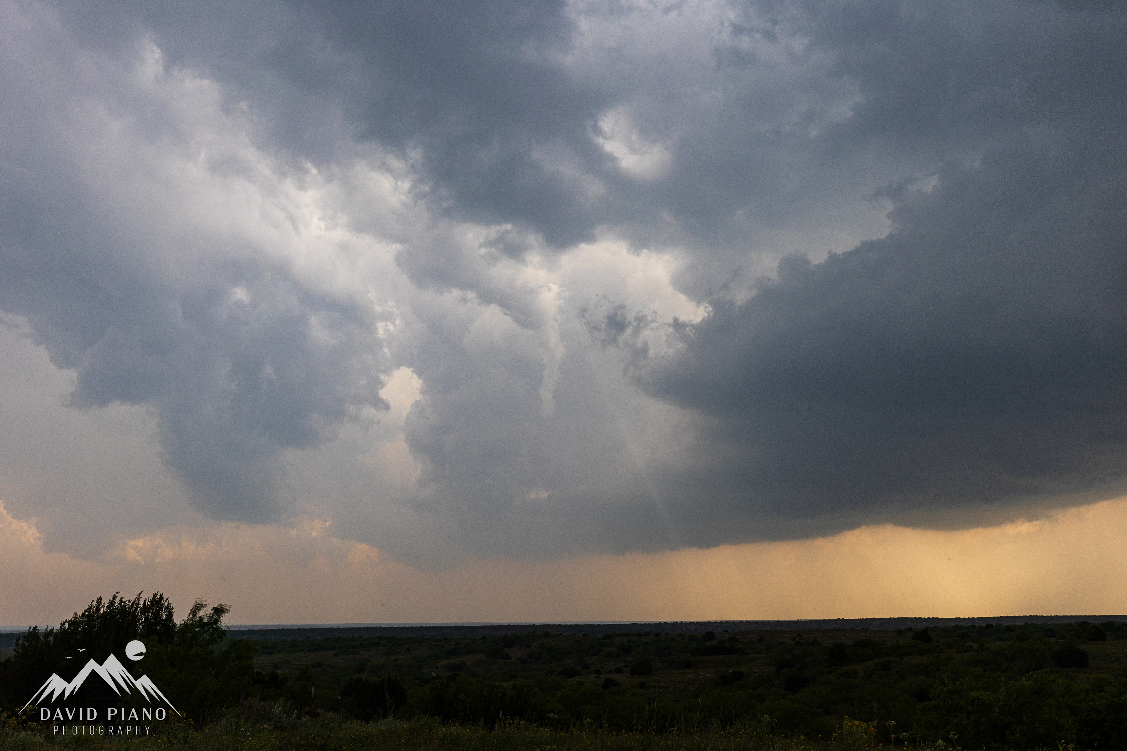 Shear funnel in far western OK