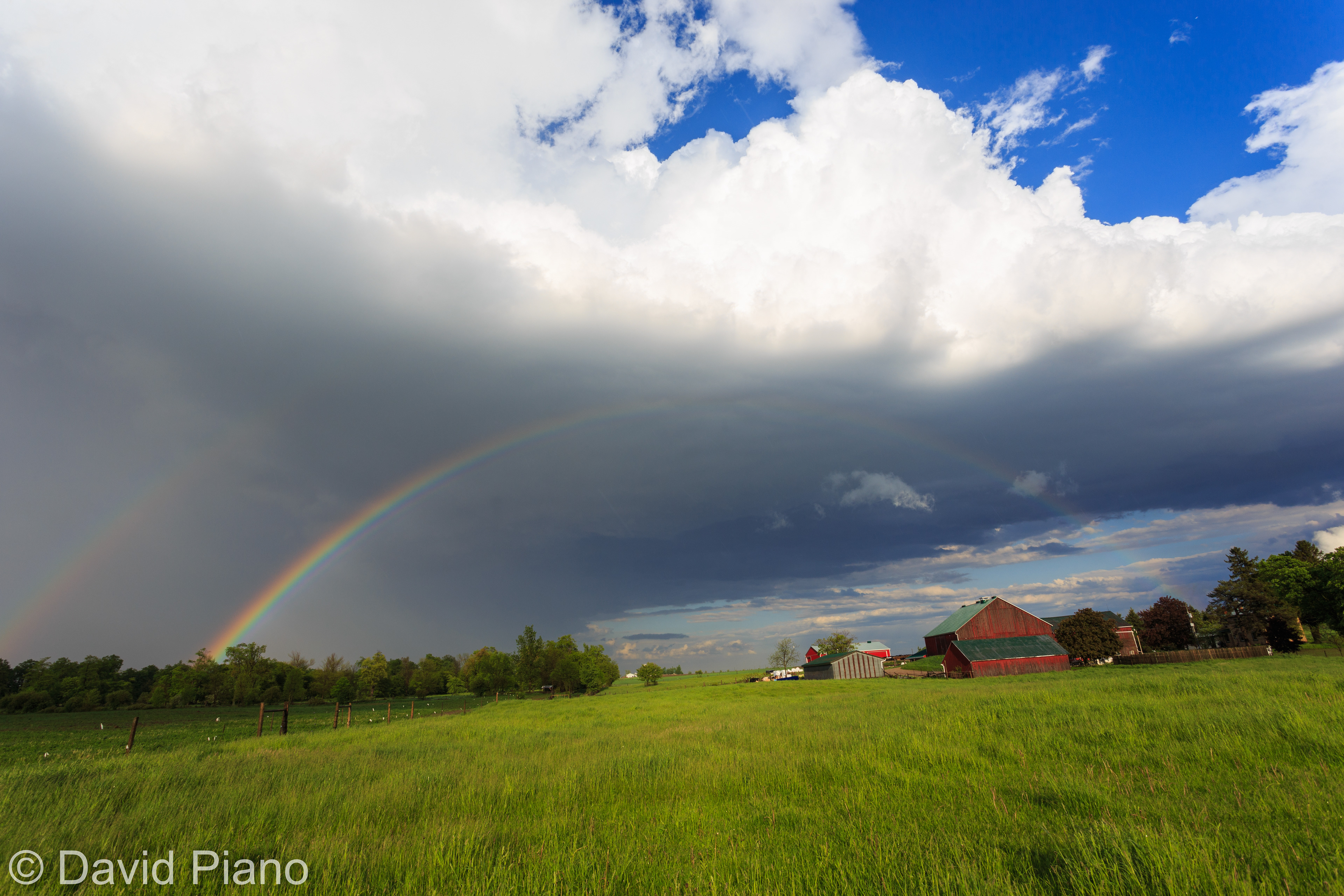 Rainbow near Floradale - May 29th, 2017