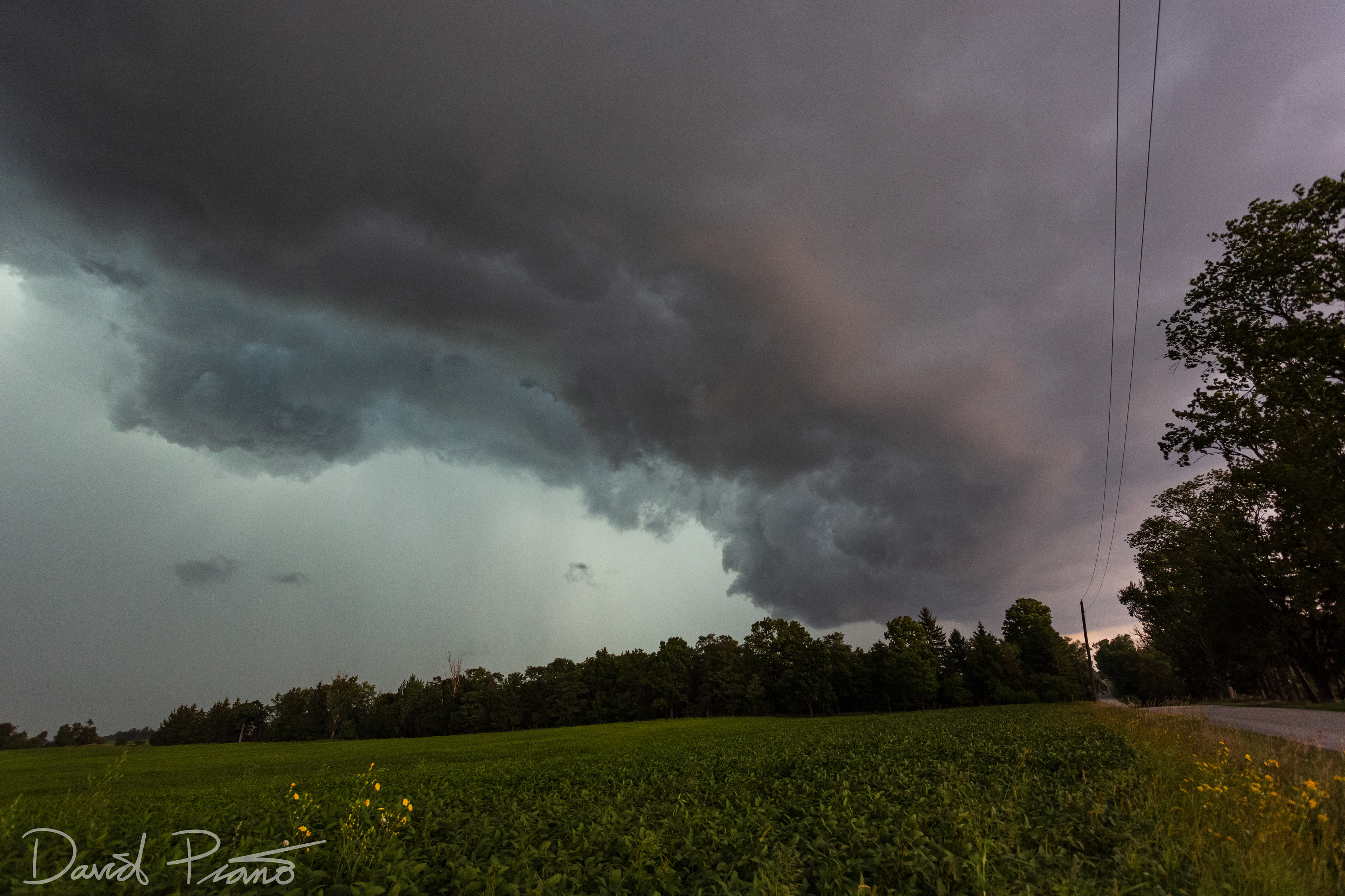 Severe thunderstorm near Elginfield - Aug. 27