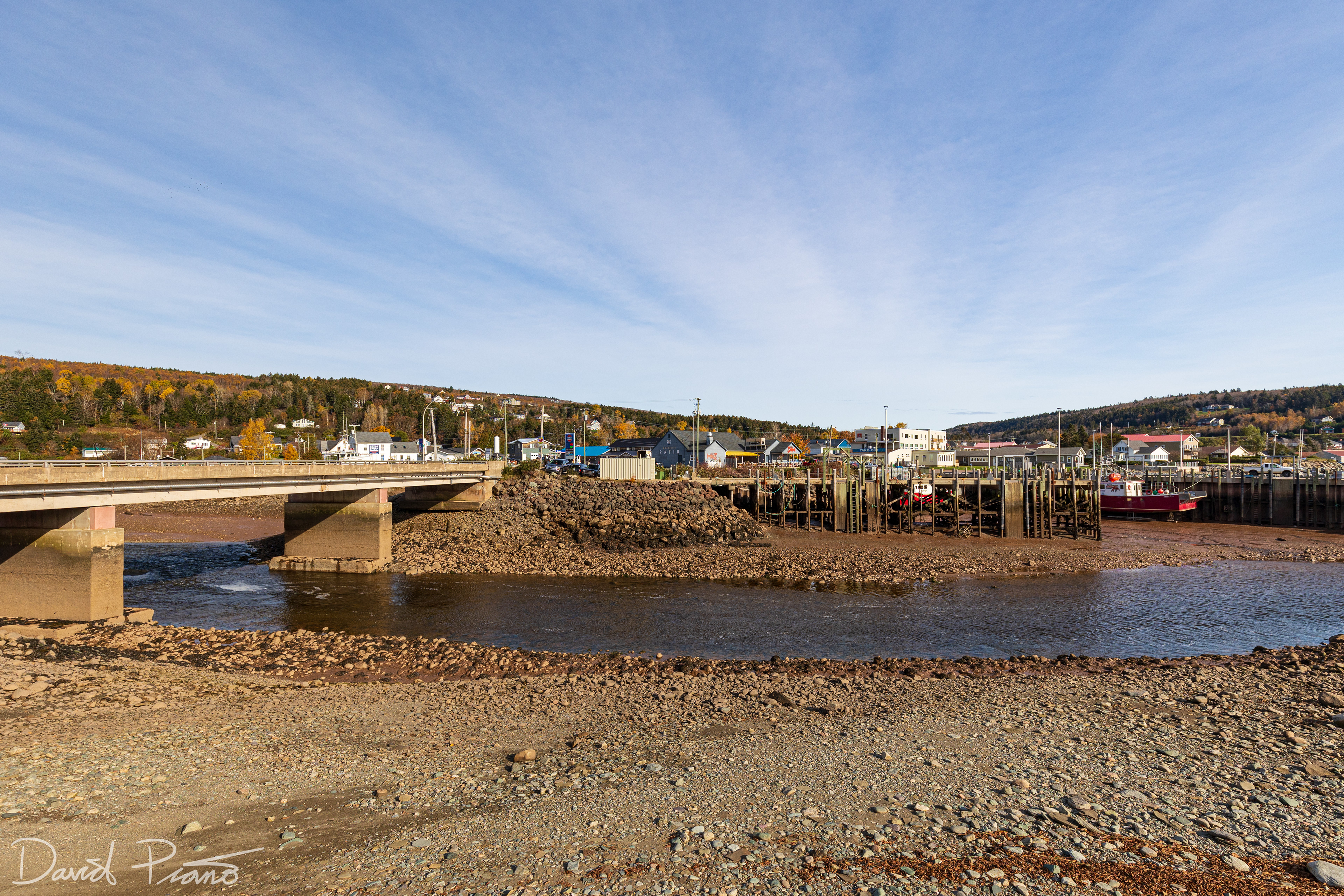 Alma, NB at Low Tide