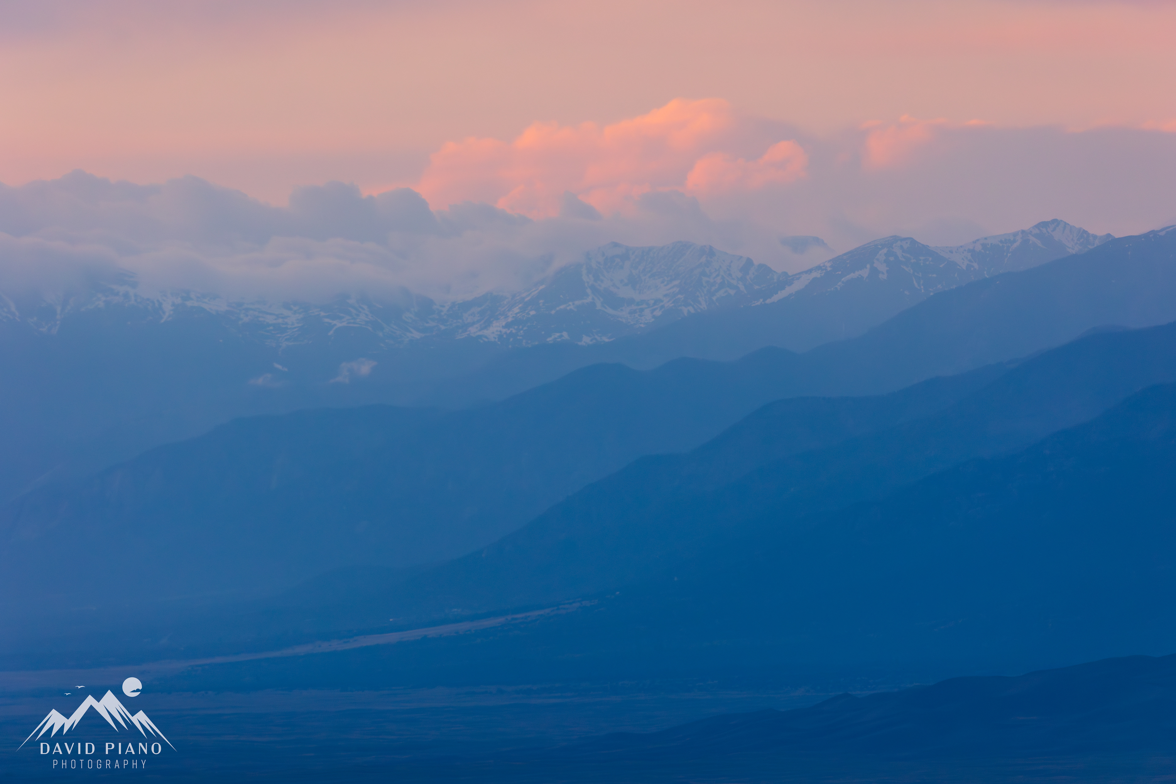 Sangre de Cristo Mountains at Sunset