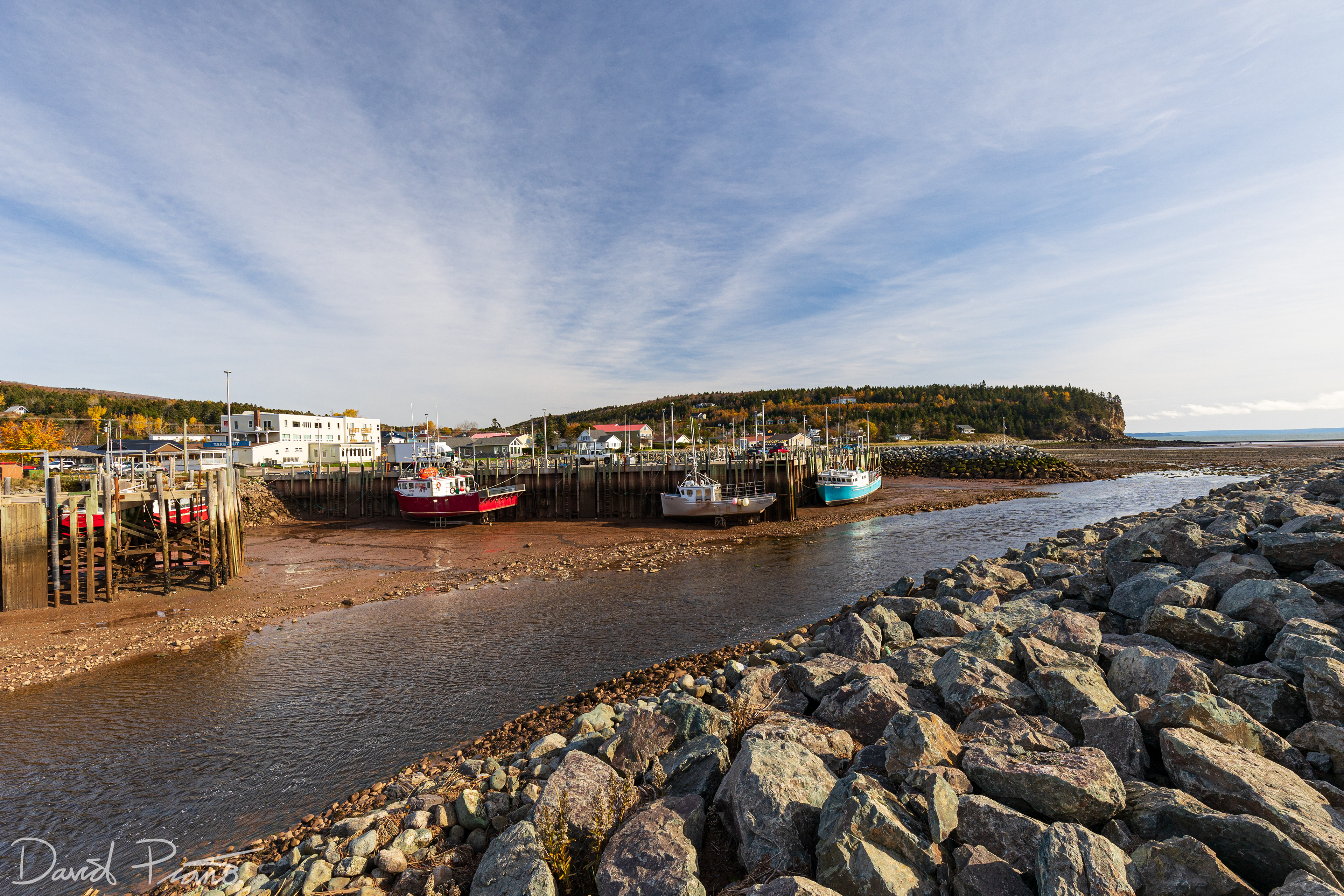 Alma, NB at Low Tide