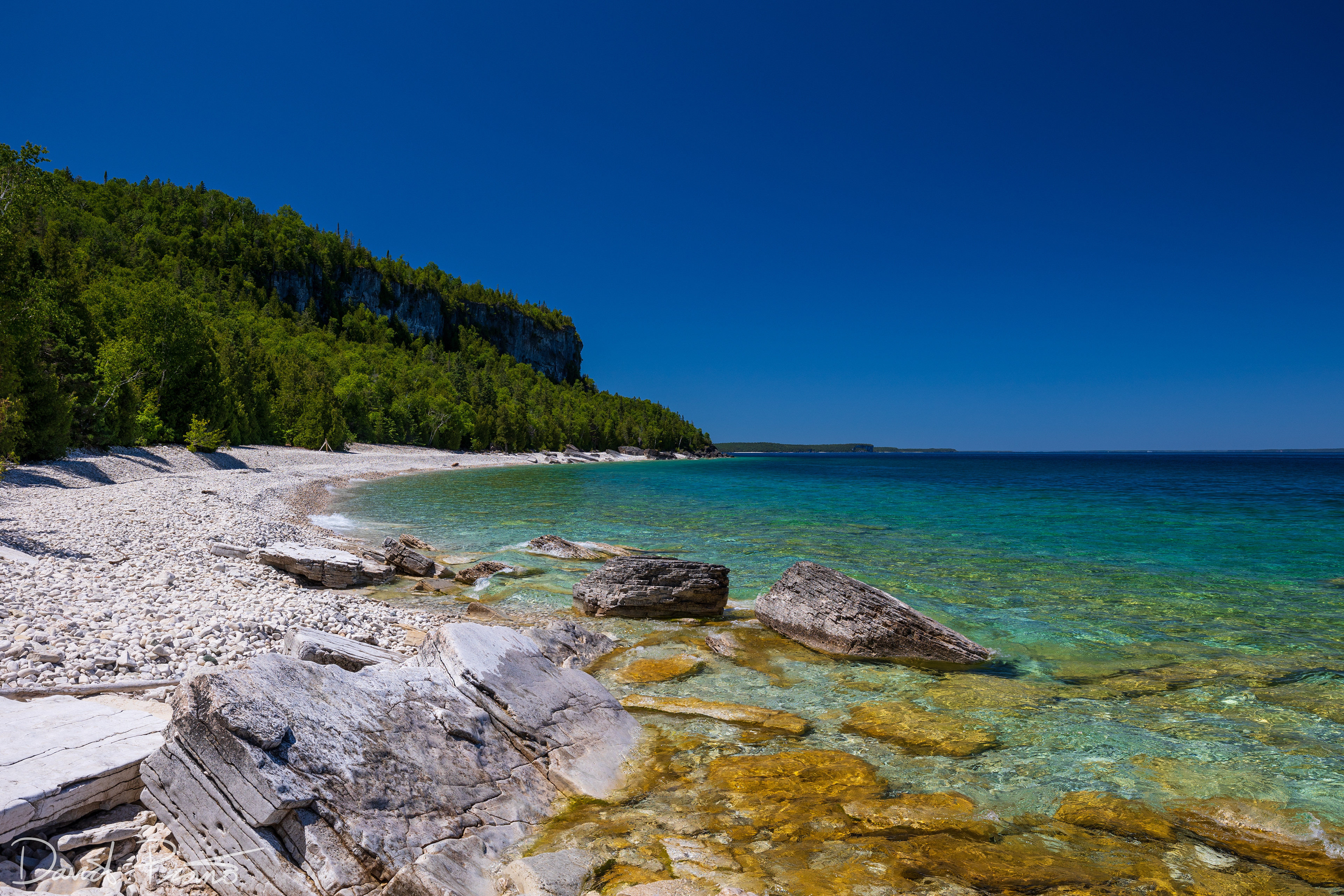 Coastline at High Dump Backcountry Campground, Bruce Peninsula National Park