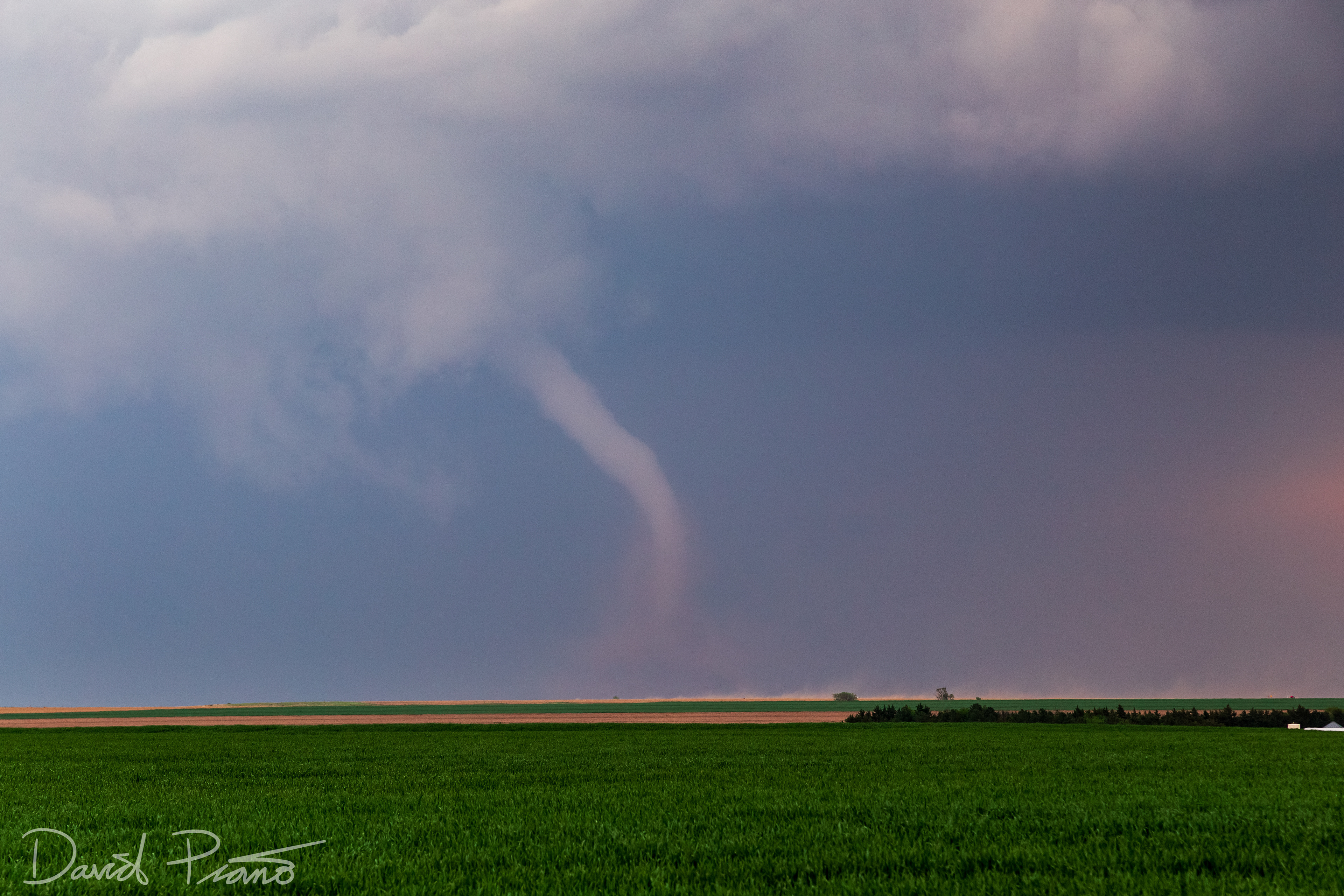 White elephant trunk tornado near McCook, NE - May 17