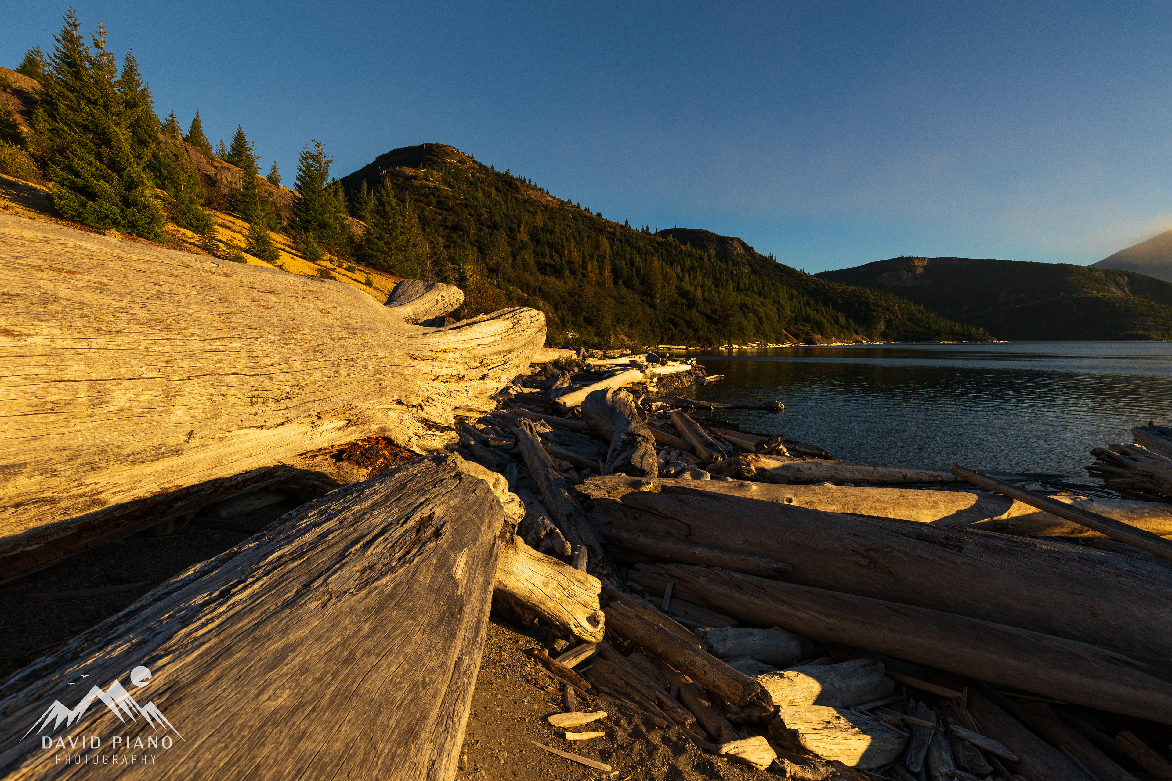 Spirit Lake shoreline