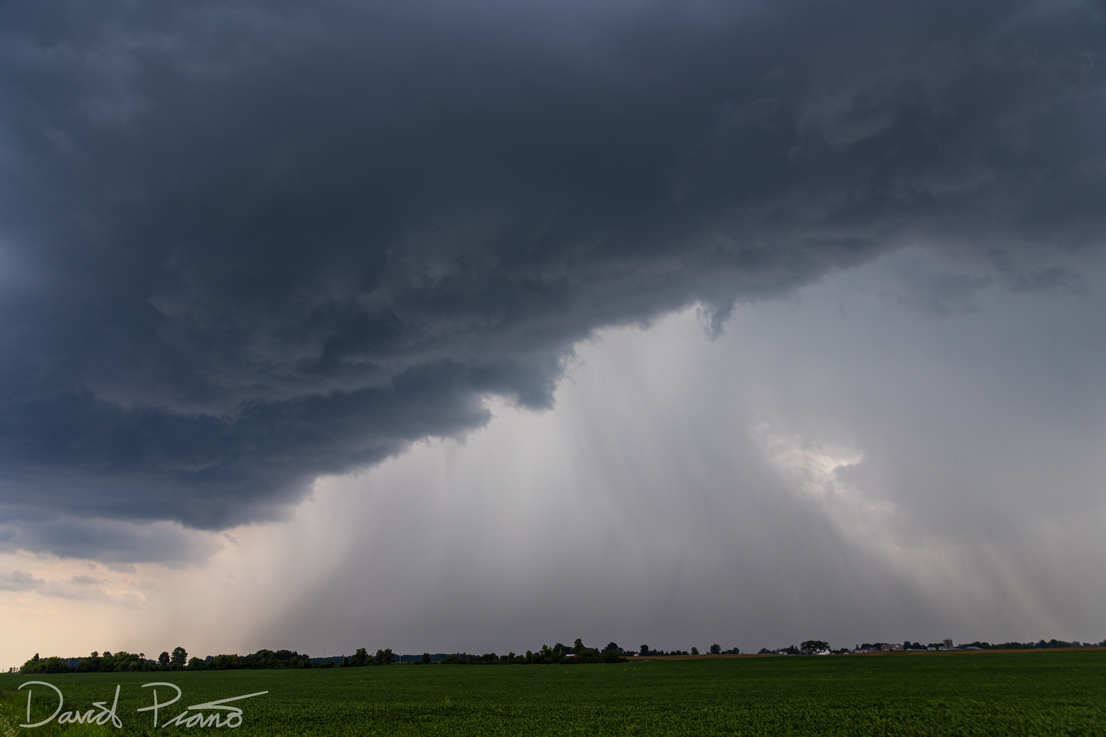 A destructive microburst occurs near Wyoming in Lambton County - Aug. 24