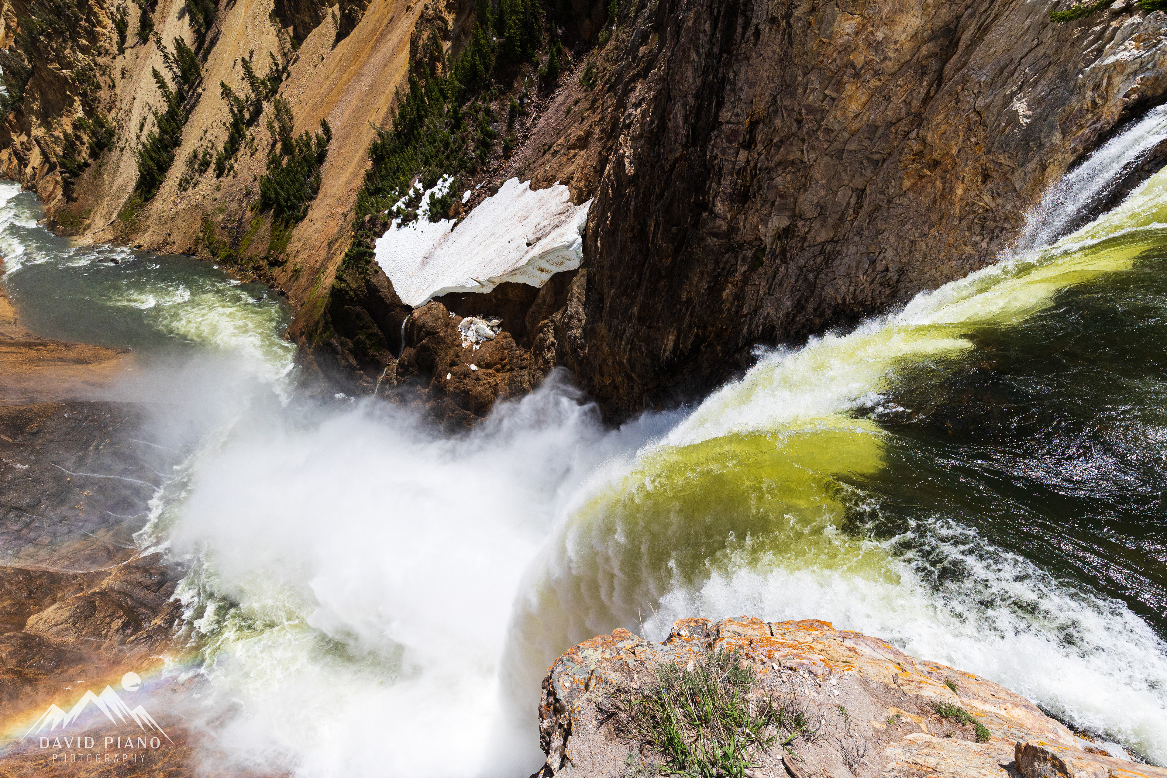Brink of Lower Yellowstone Falls