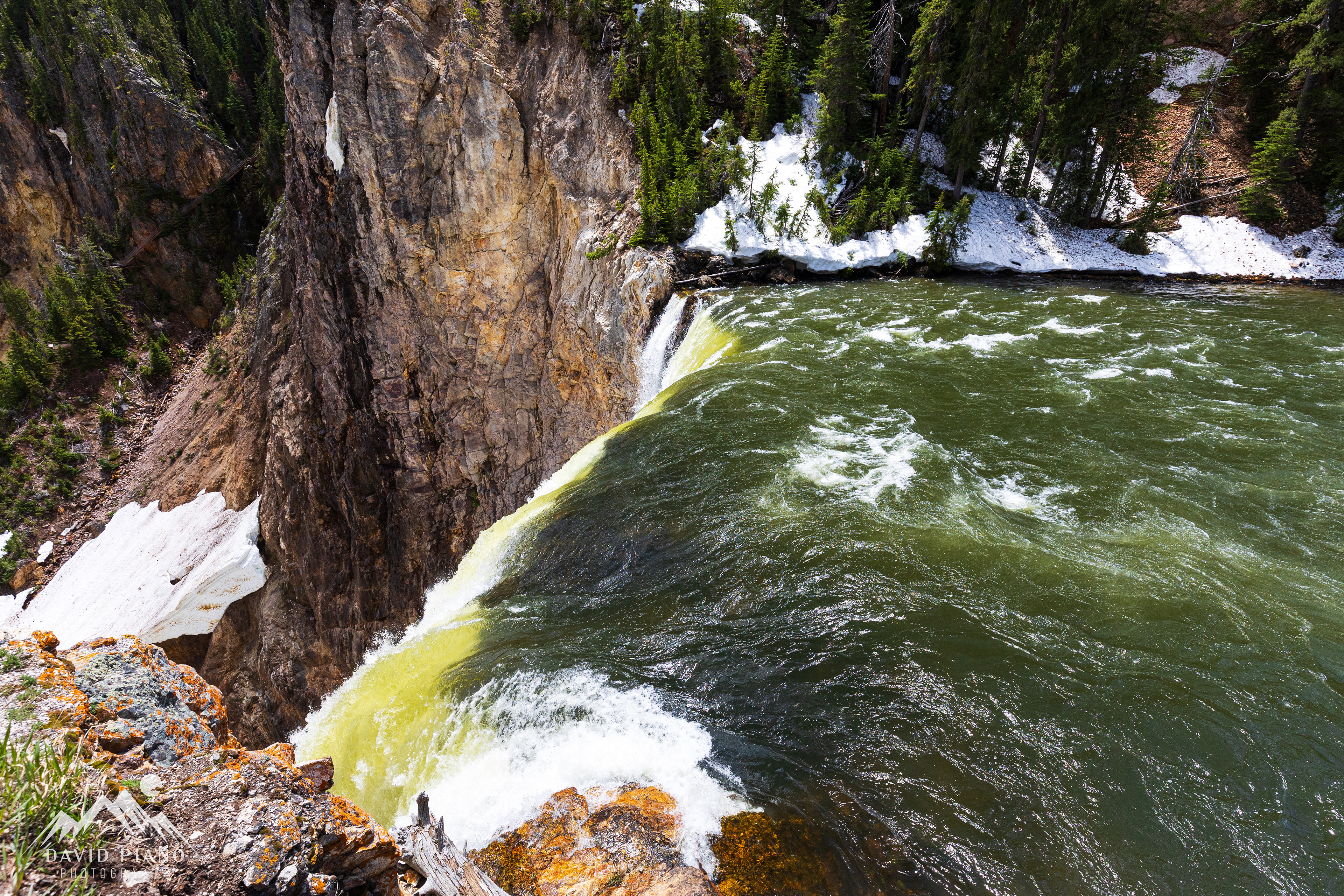 Brink of Lower Yellowstone Falls