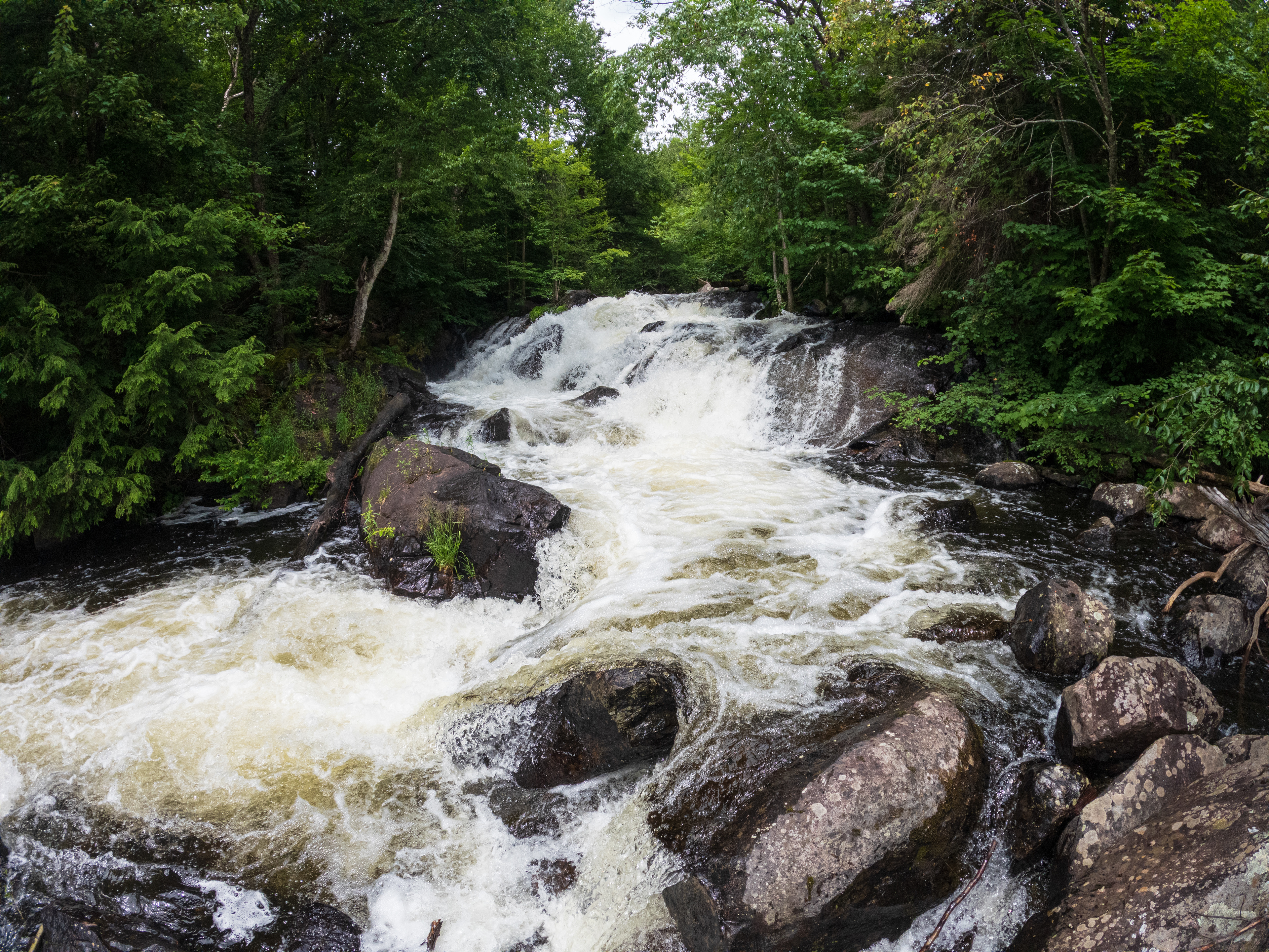 Waterfall on the Amable Du Fond River
