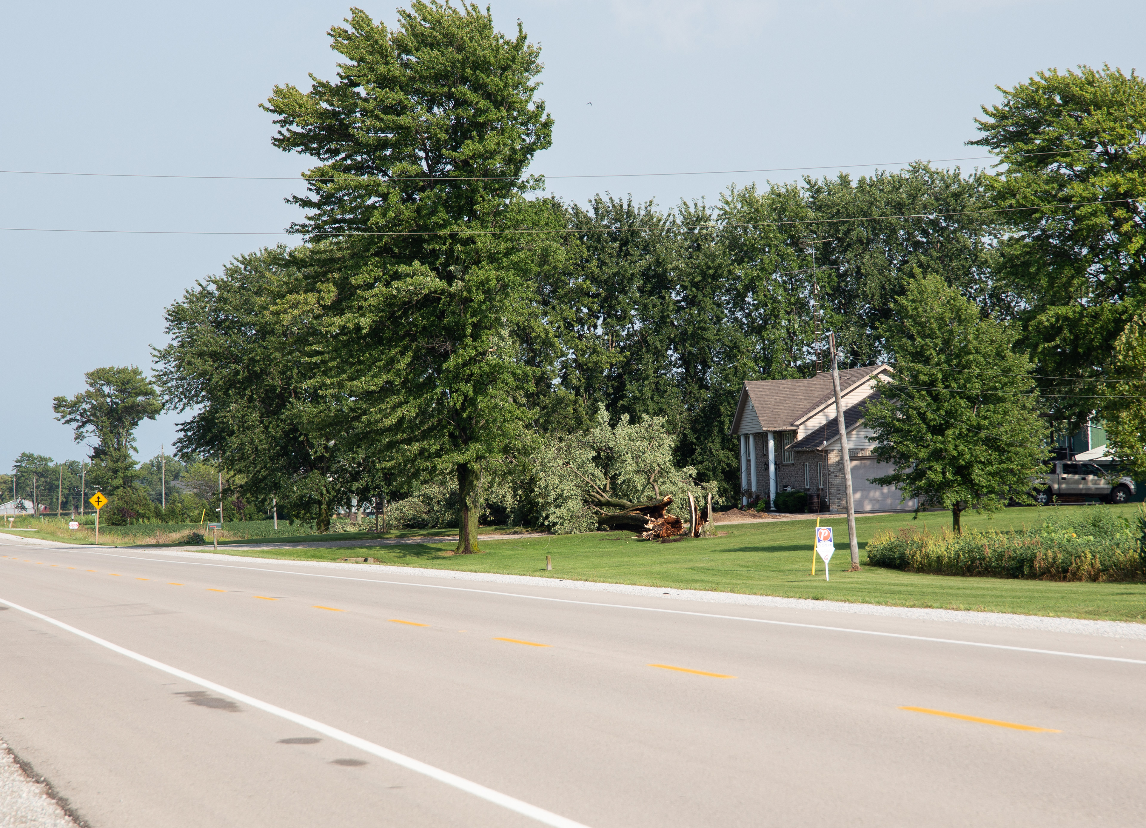 Downburst damage near Wyoming in Lambton County - Aug. 24