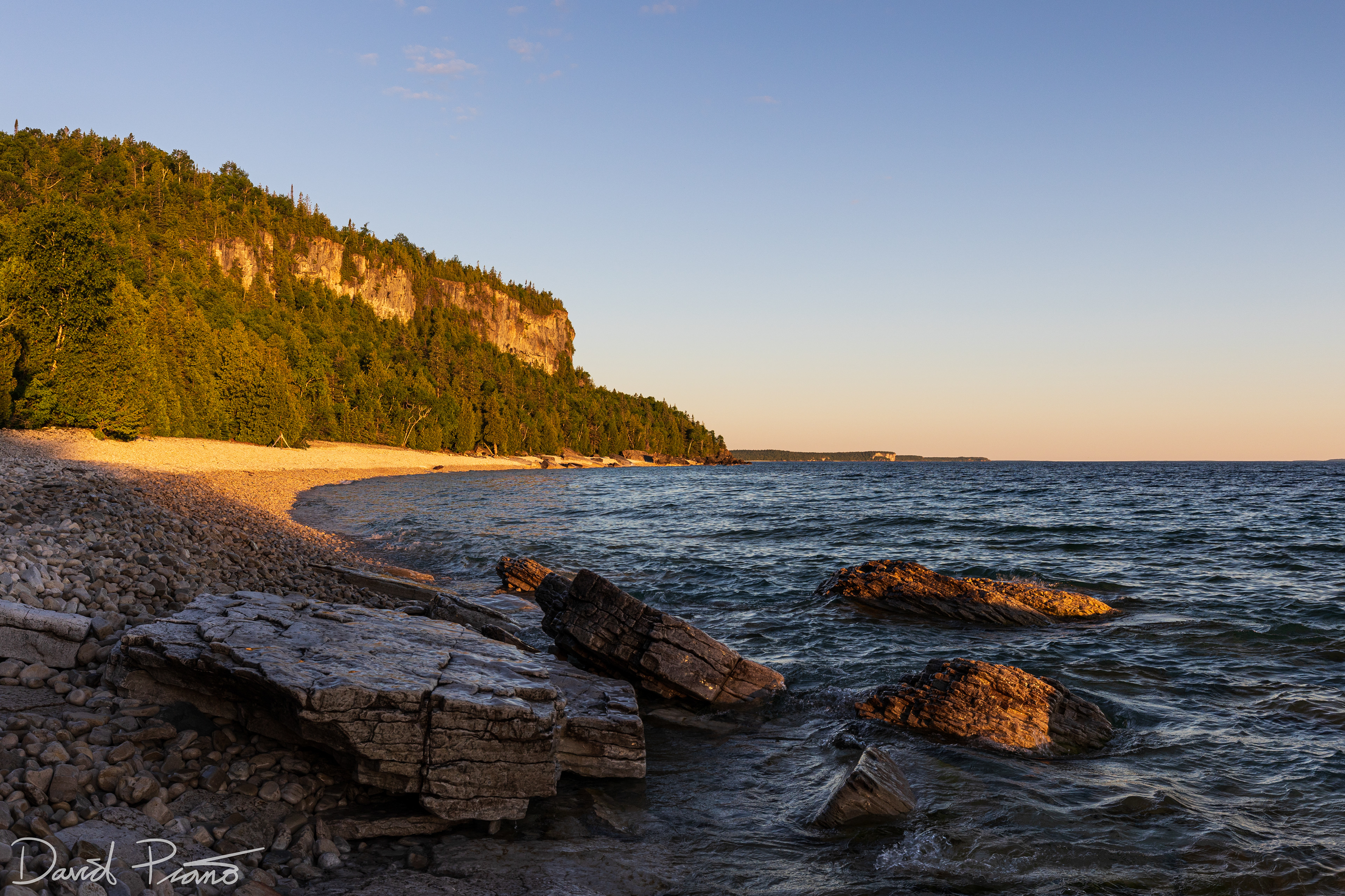 Coastline at High Dump Backcountry Campground, Bruce Peninsula National Park