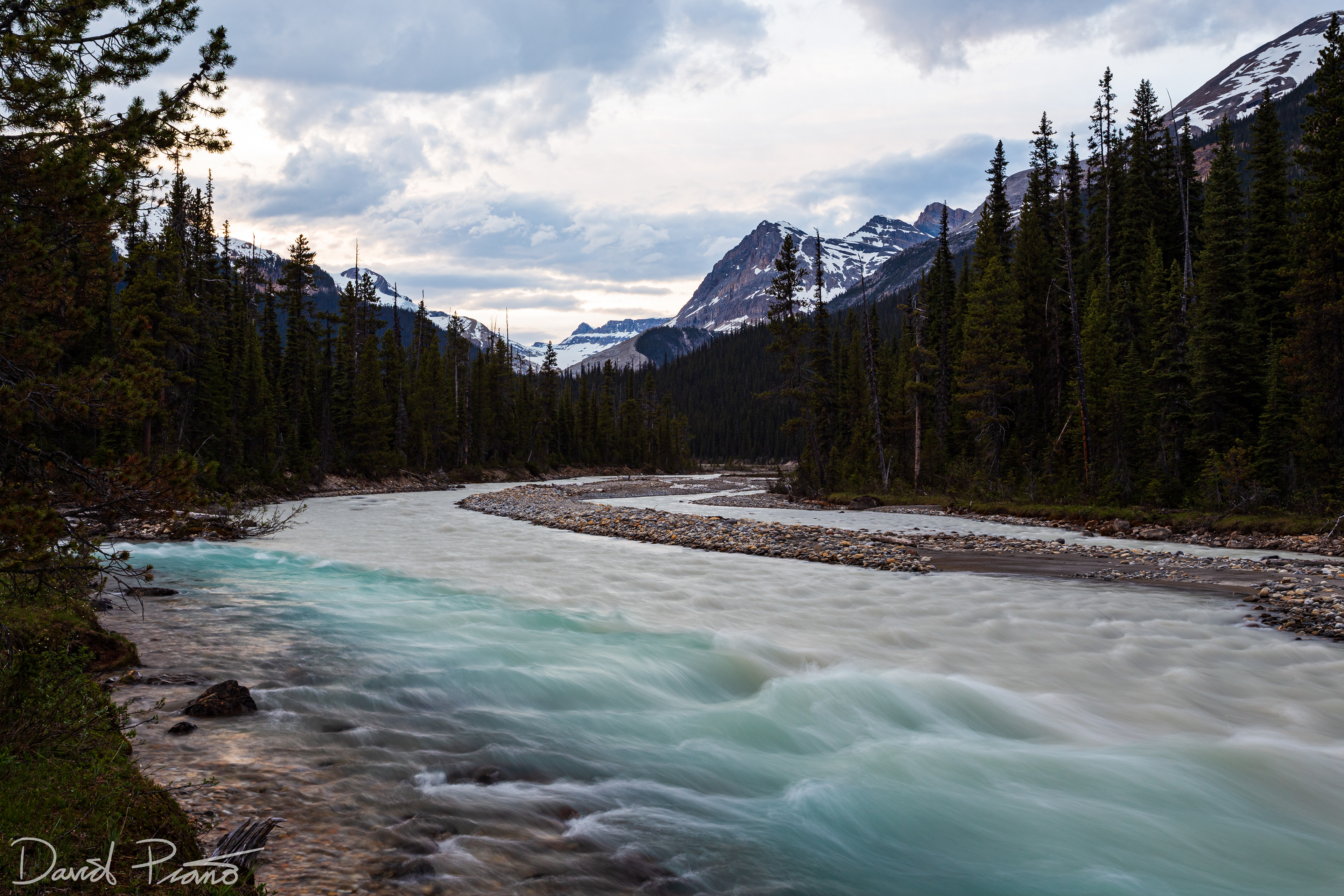 River convergence - Yoho National Park