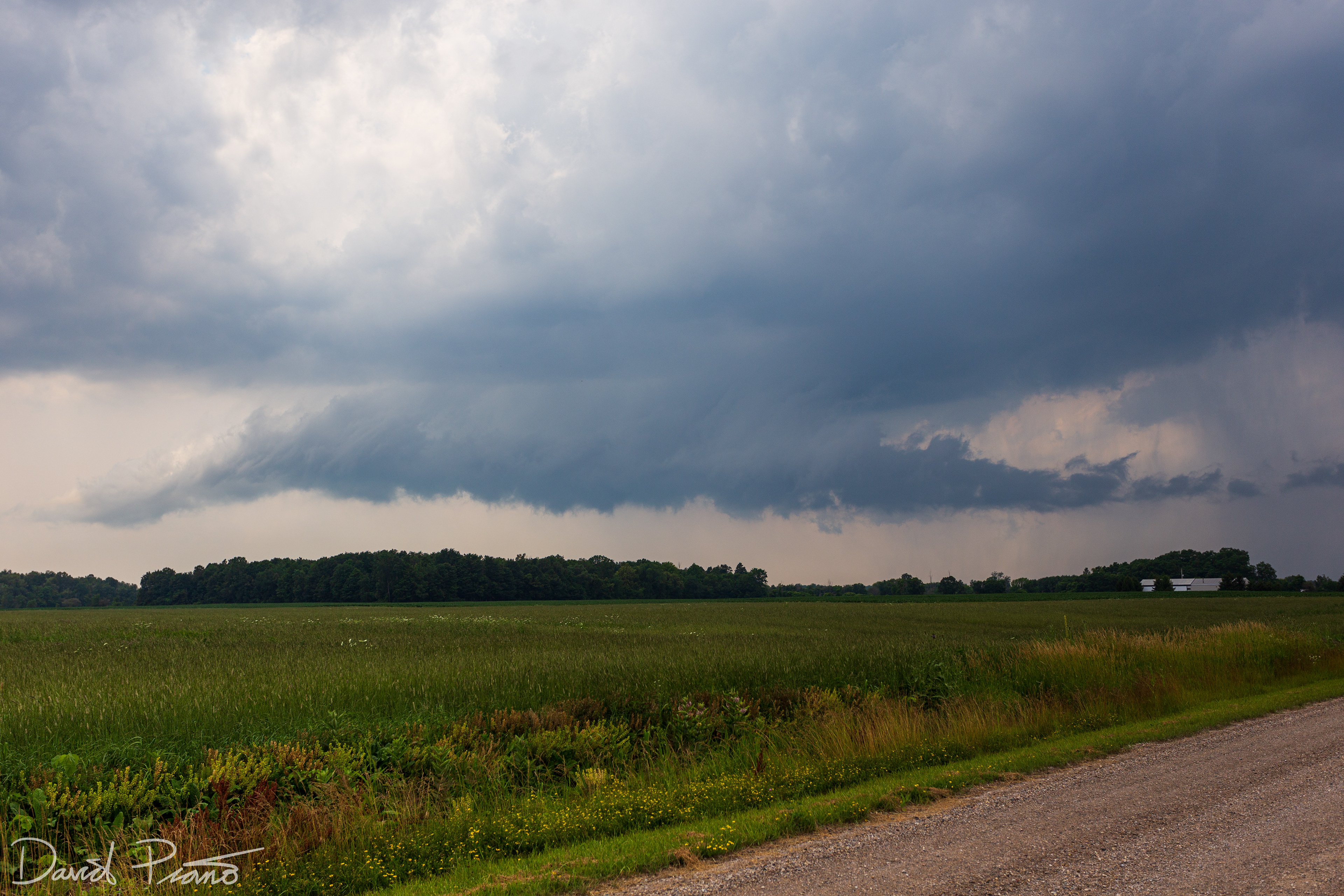 July 7 - Weakening supercell thunderstorm near Wardsville