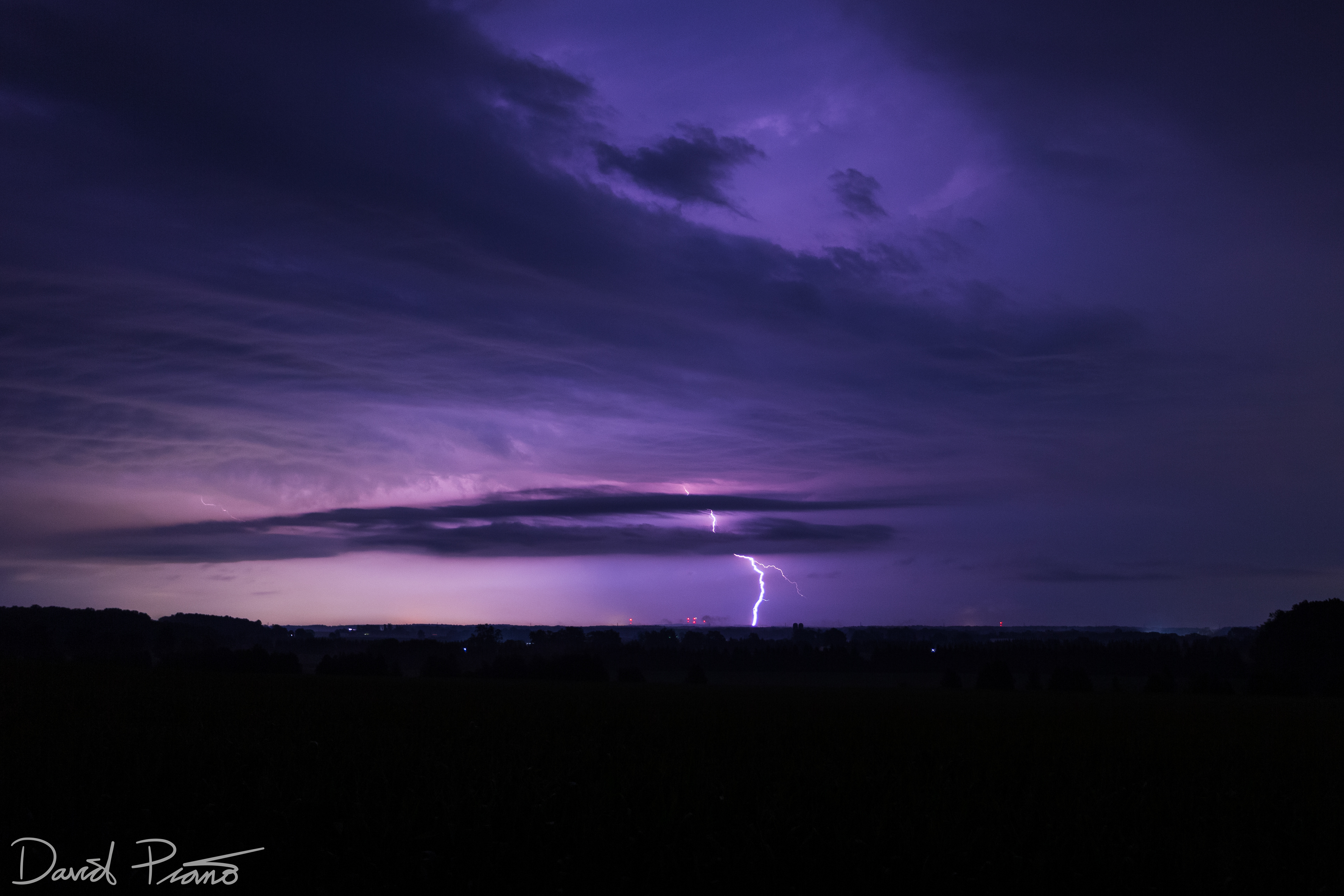 Distant CG strike in Oxford County