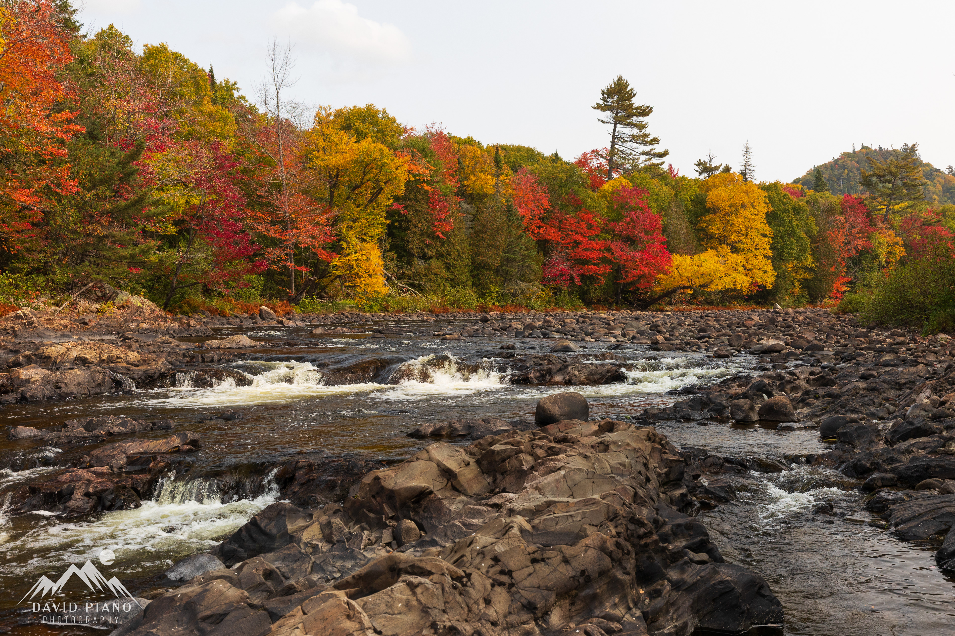 Fall colours on the Agawa River