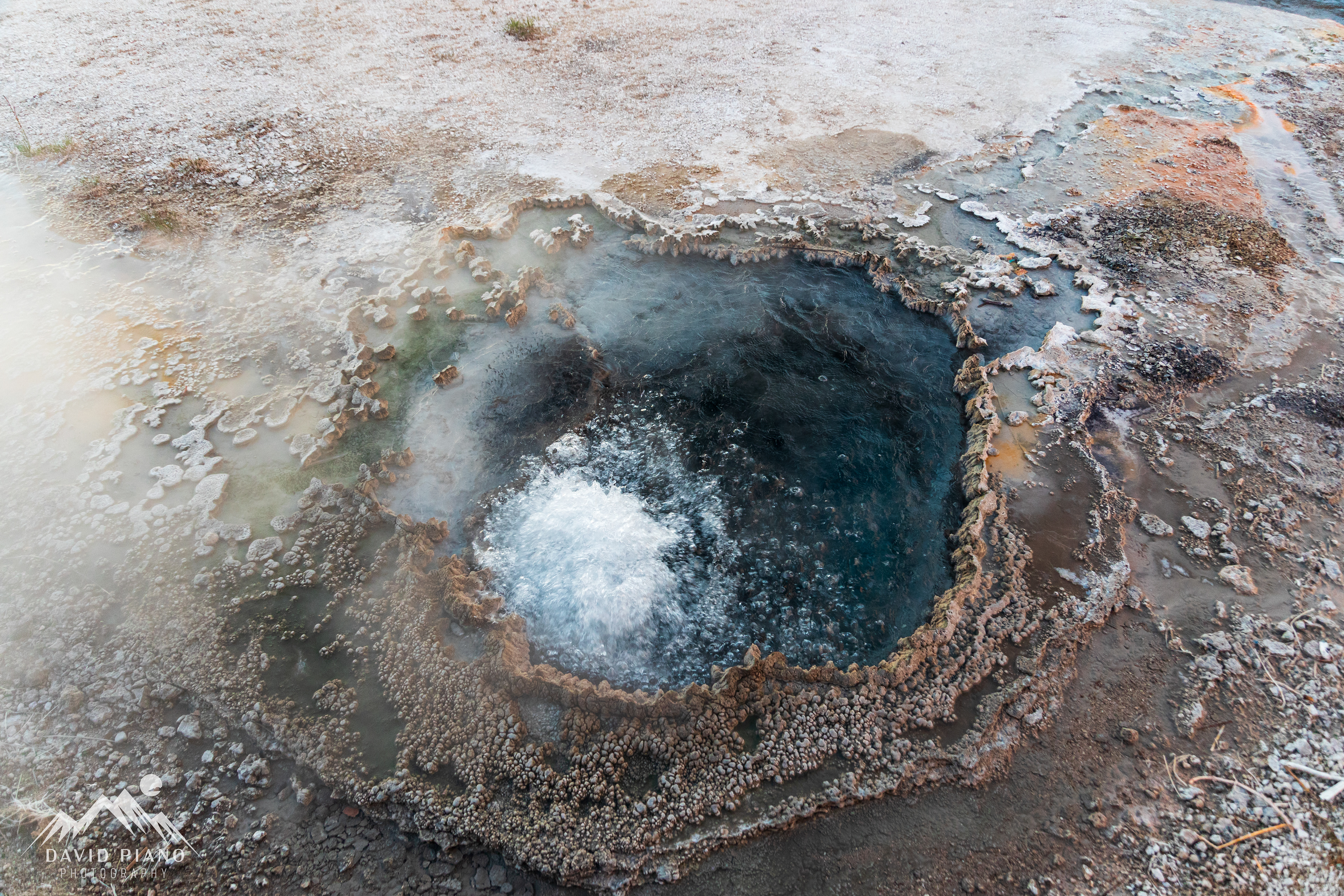 Mini hot spring on Geyser Hill