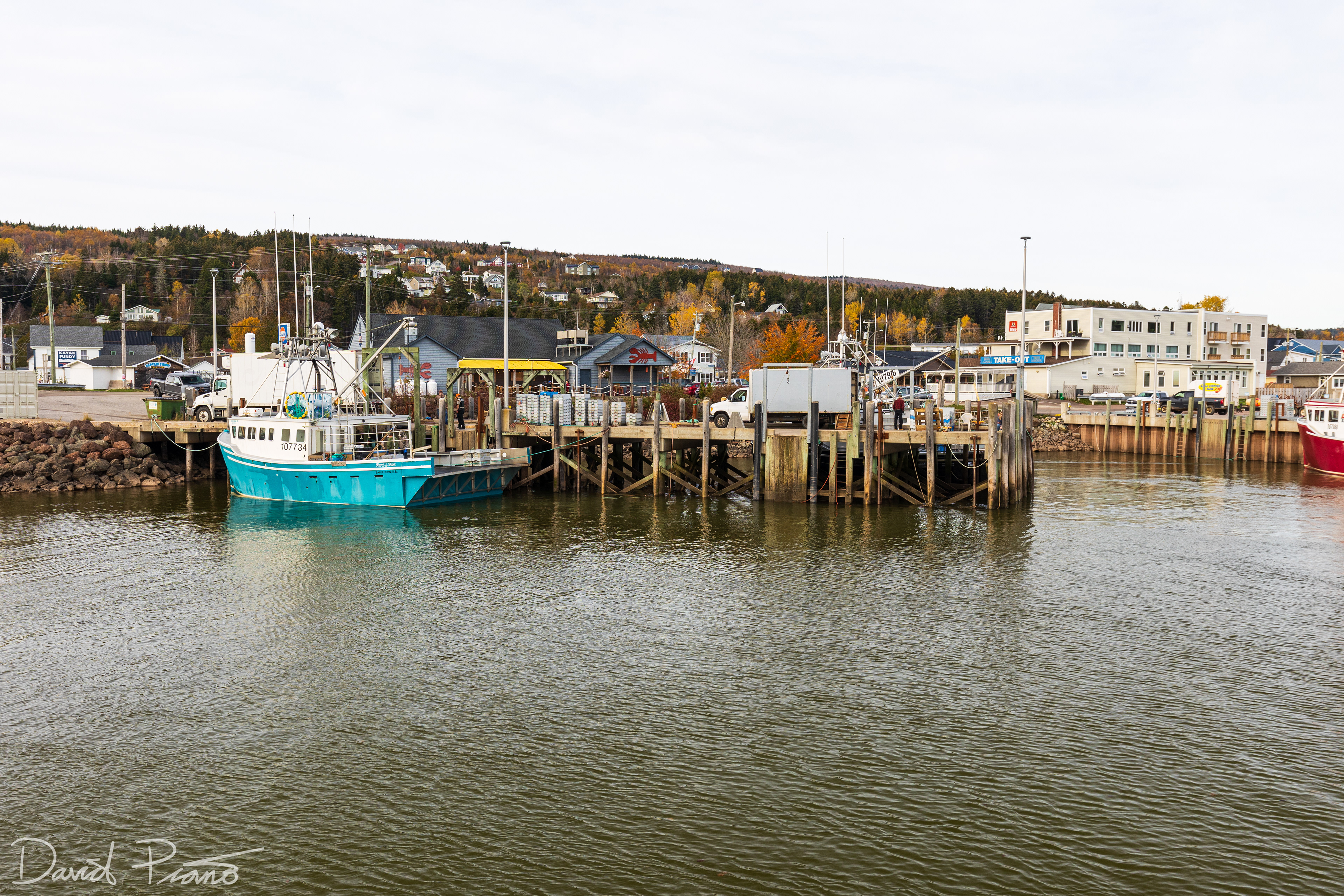 Alma, NB at High Tide