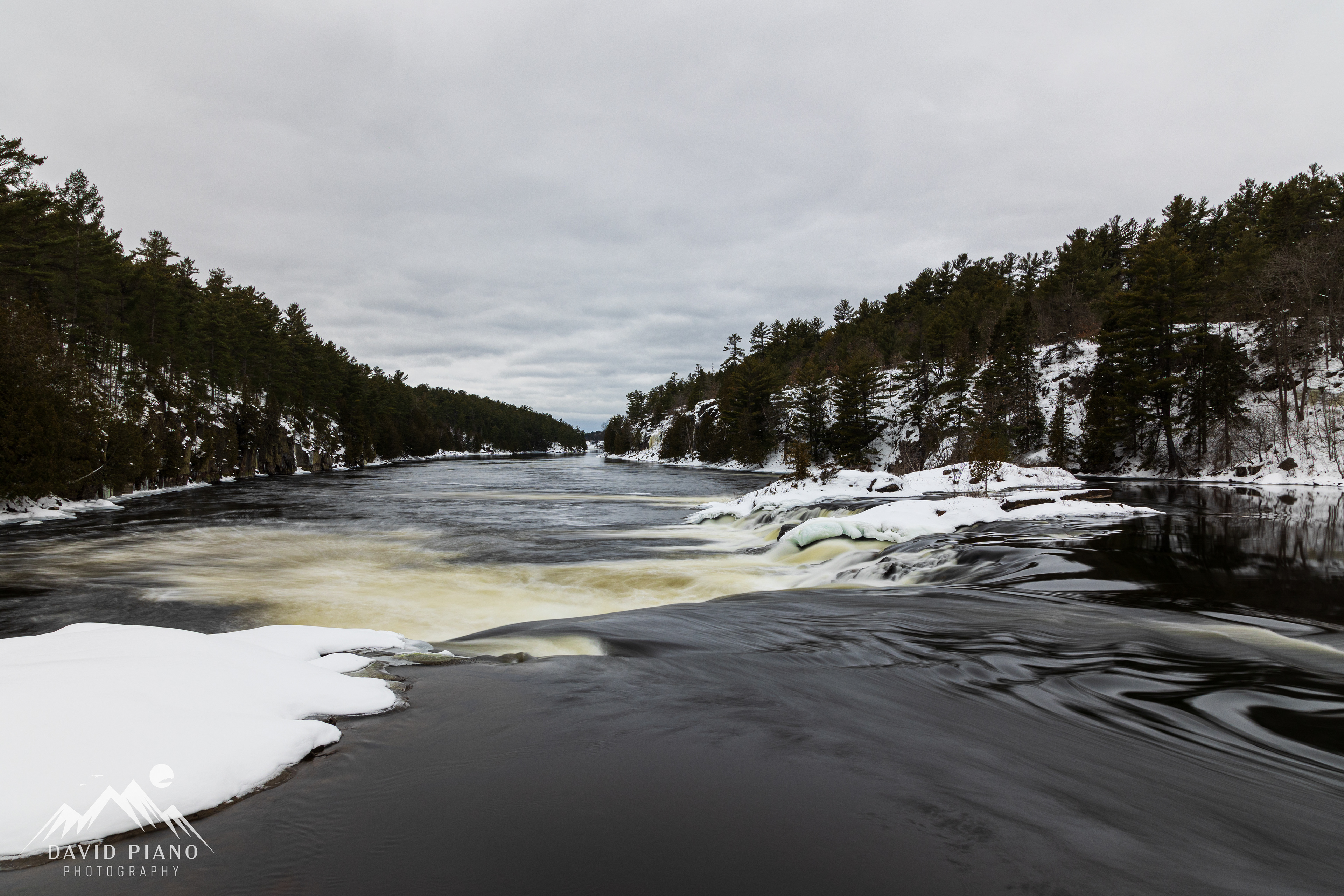 Recollet Falls - French River Provincial Park - Jan. 2024