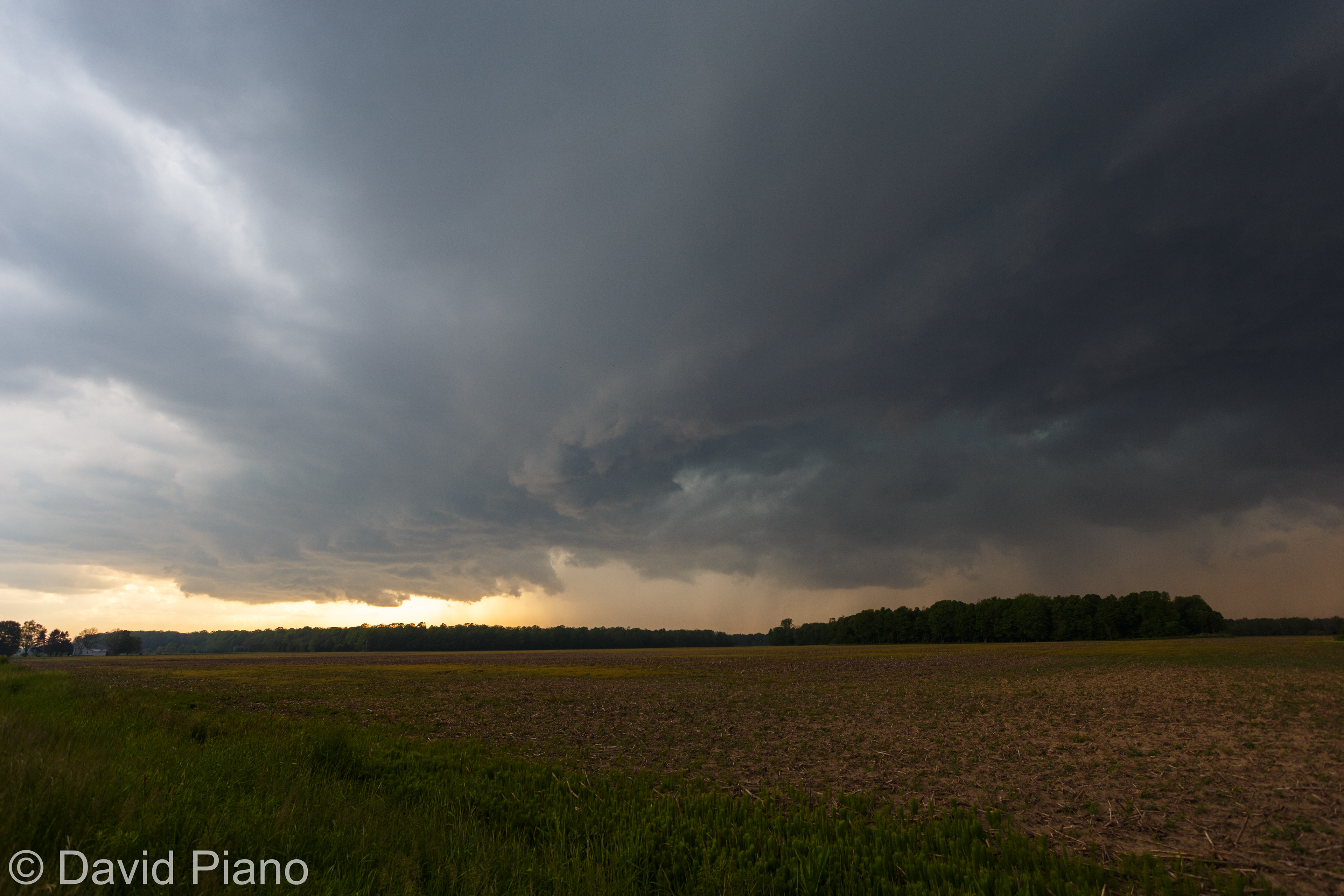 Strong storm near Port Talbot - June 4, 2017