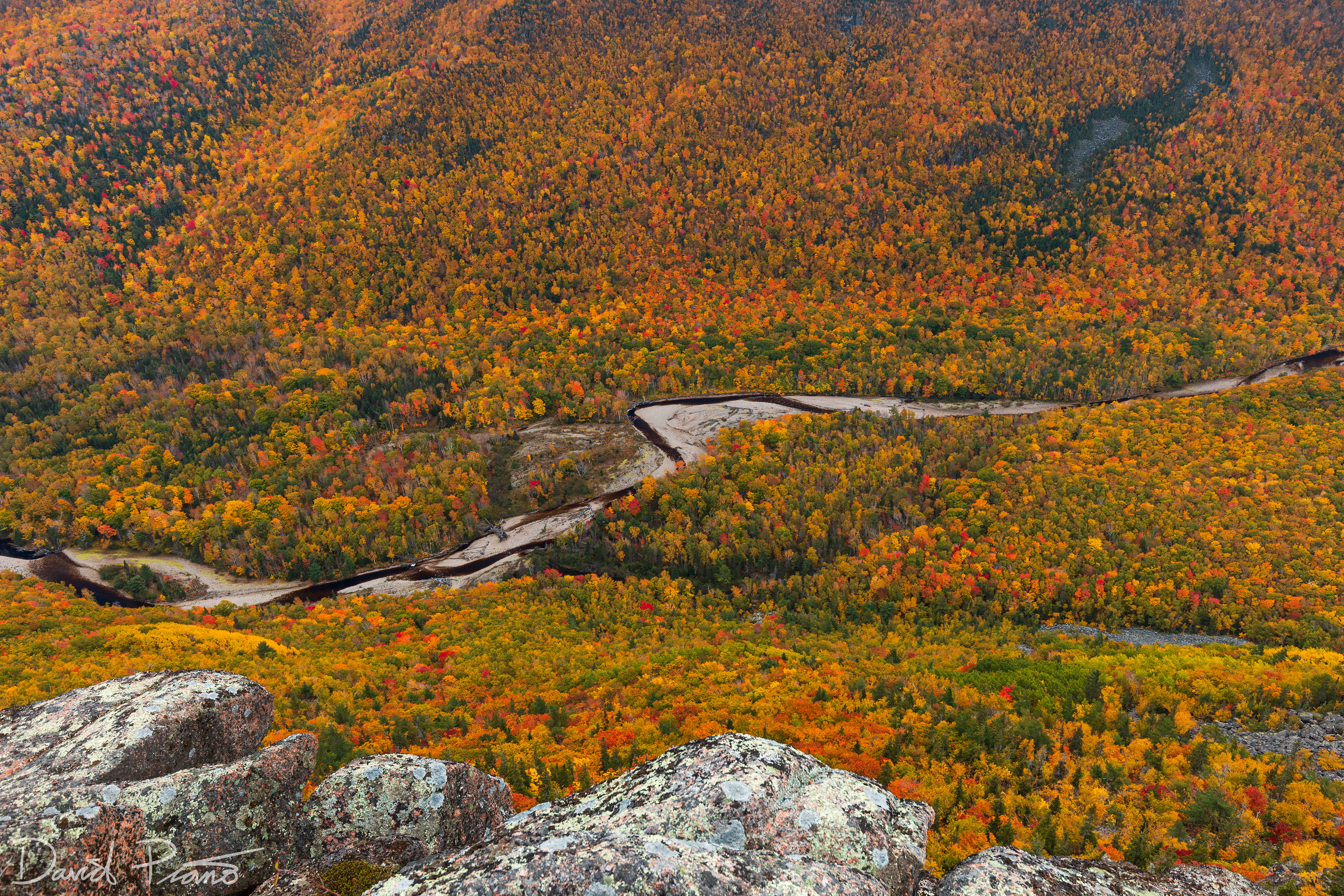View at the top of Franey Trail in Autumn 2021